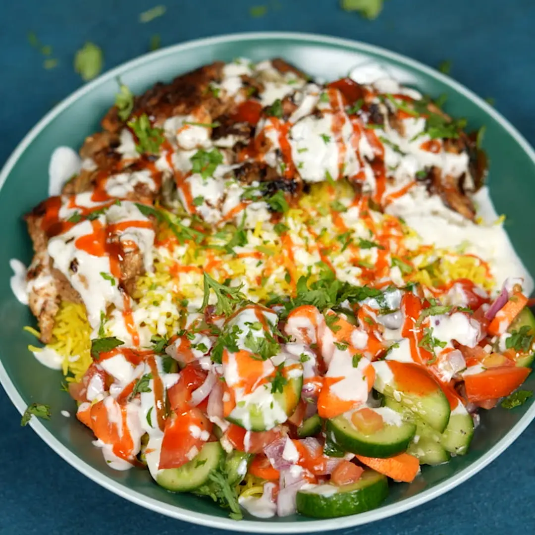 Shawarma Rice Bowl (diet friendly)