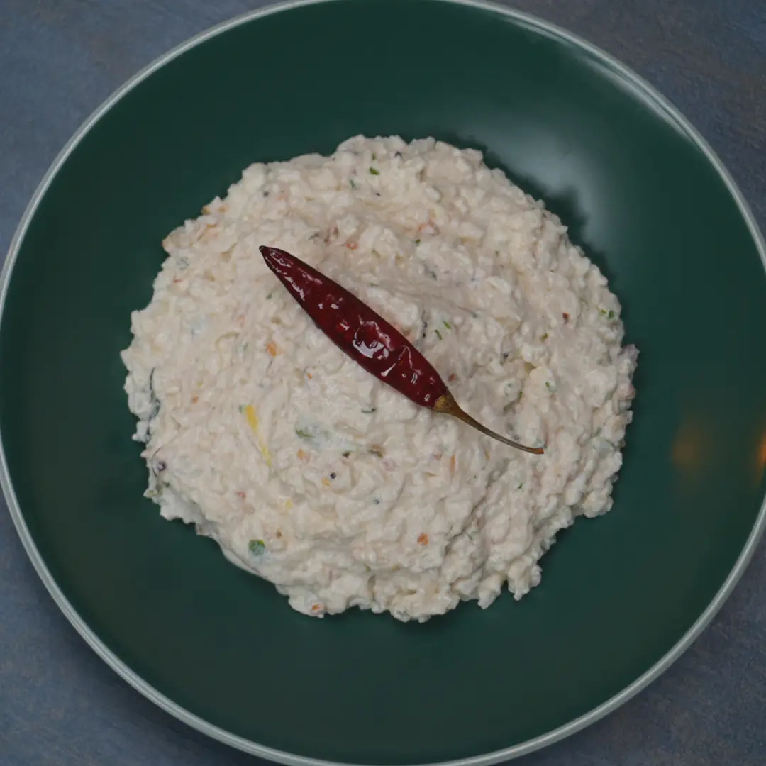 Chicken Mousse Curd Rice