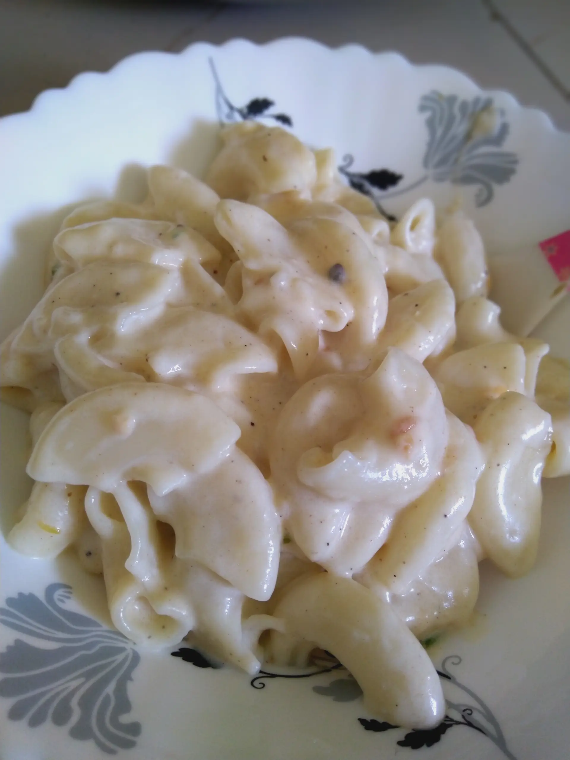 A cook's photo of White Sauce Chicken Pasta