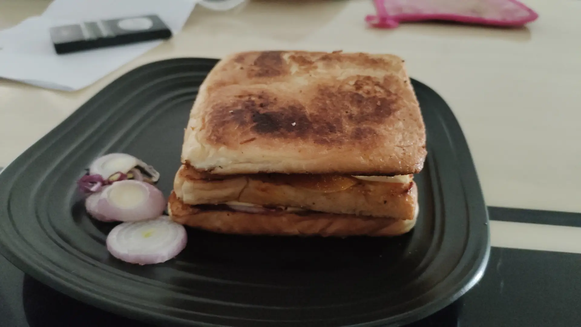 A cook's photo of Veg Club Sandwich