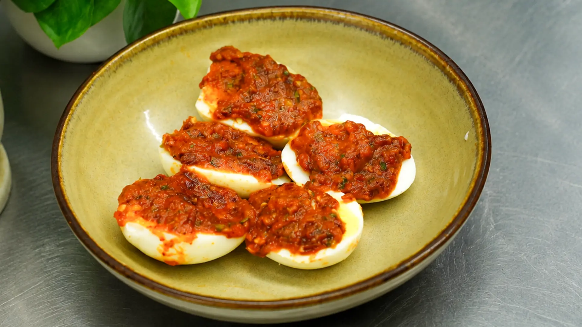 Kara Chutney Egg