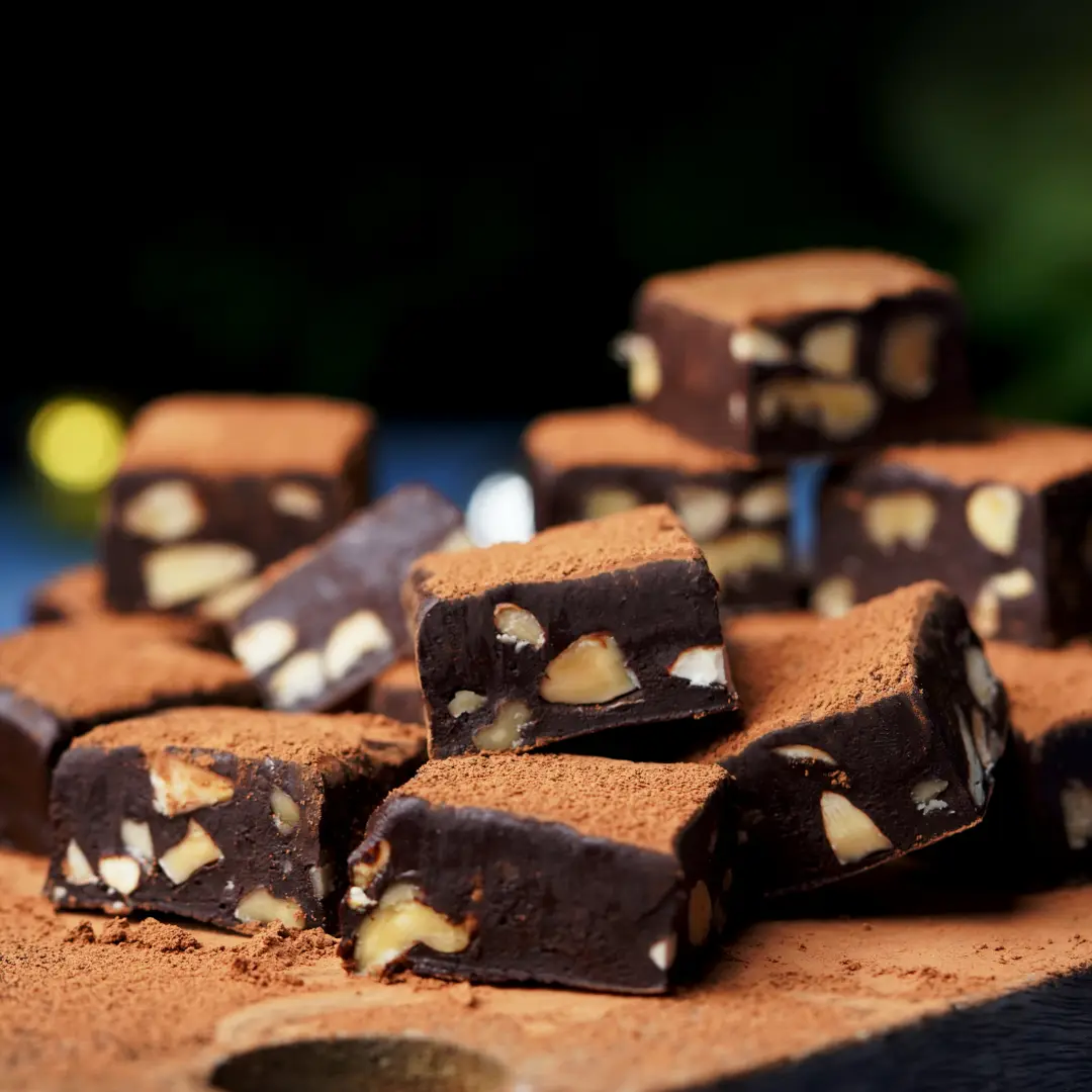 Nutty Coffee Fudge