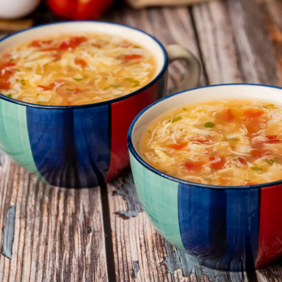 Tomato Egg Drop Soup