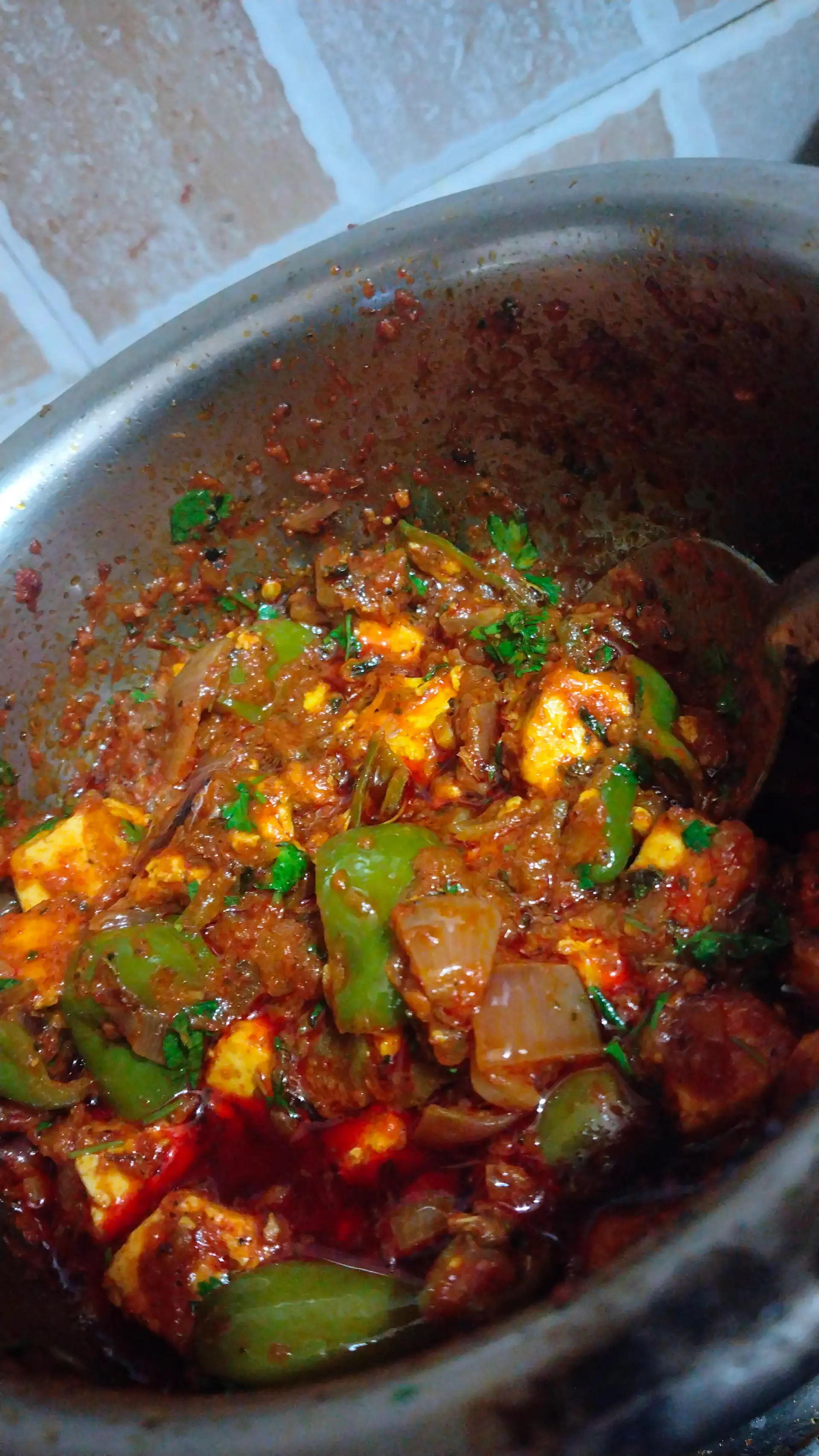 A cook's photo of கடாய் பன்னீர்