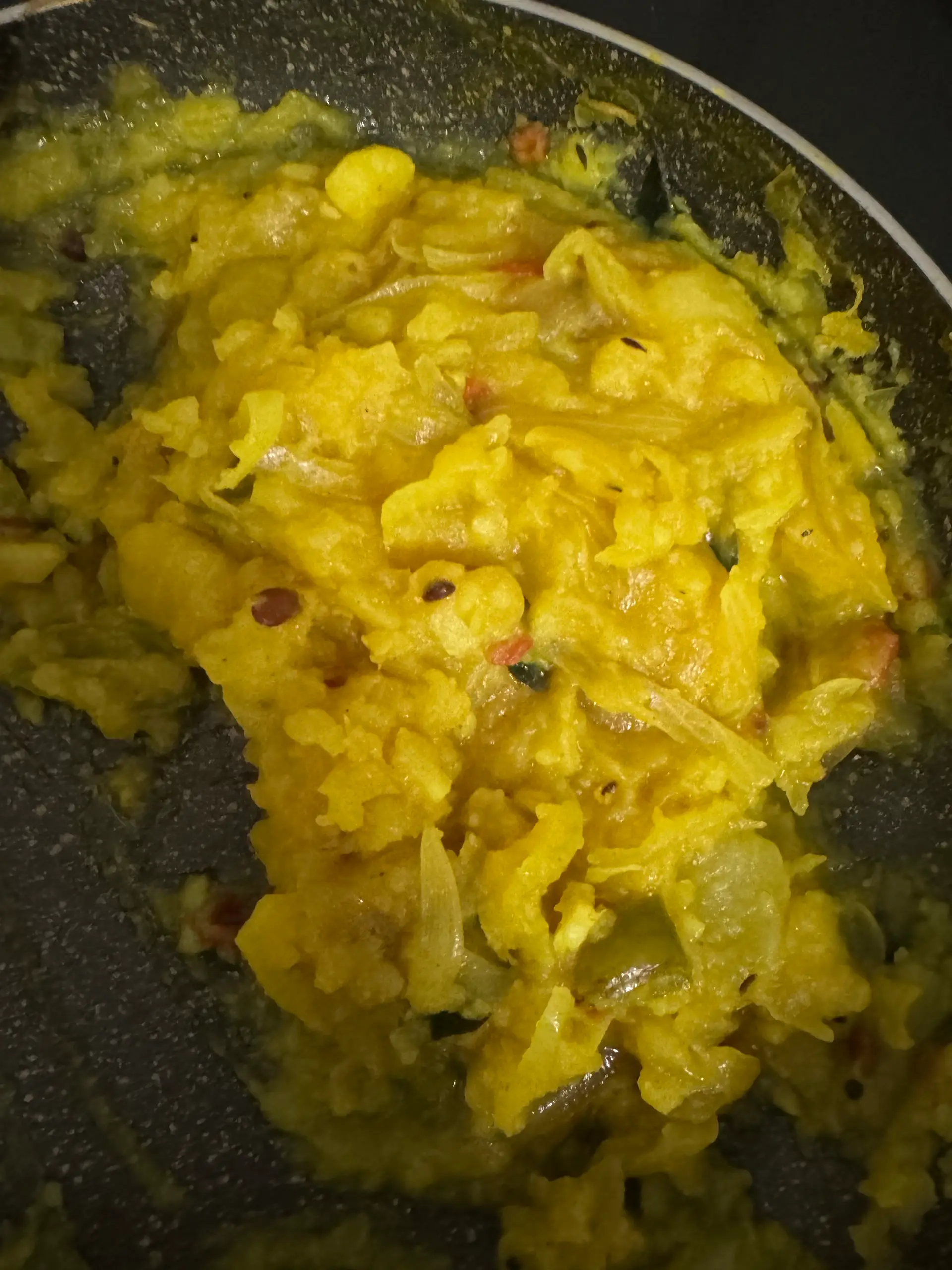 A cook's photo of Poori Masala