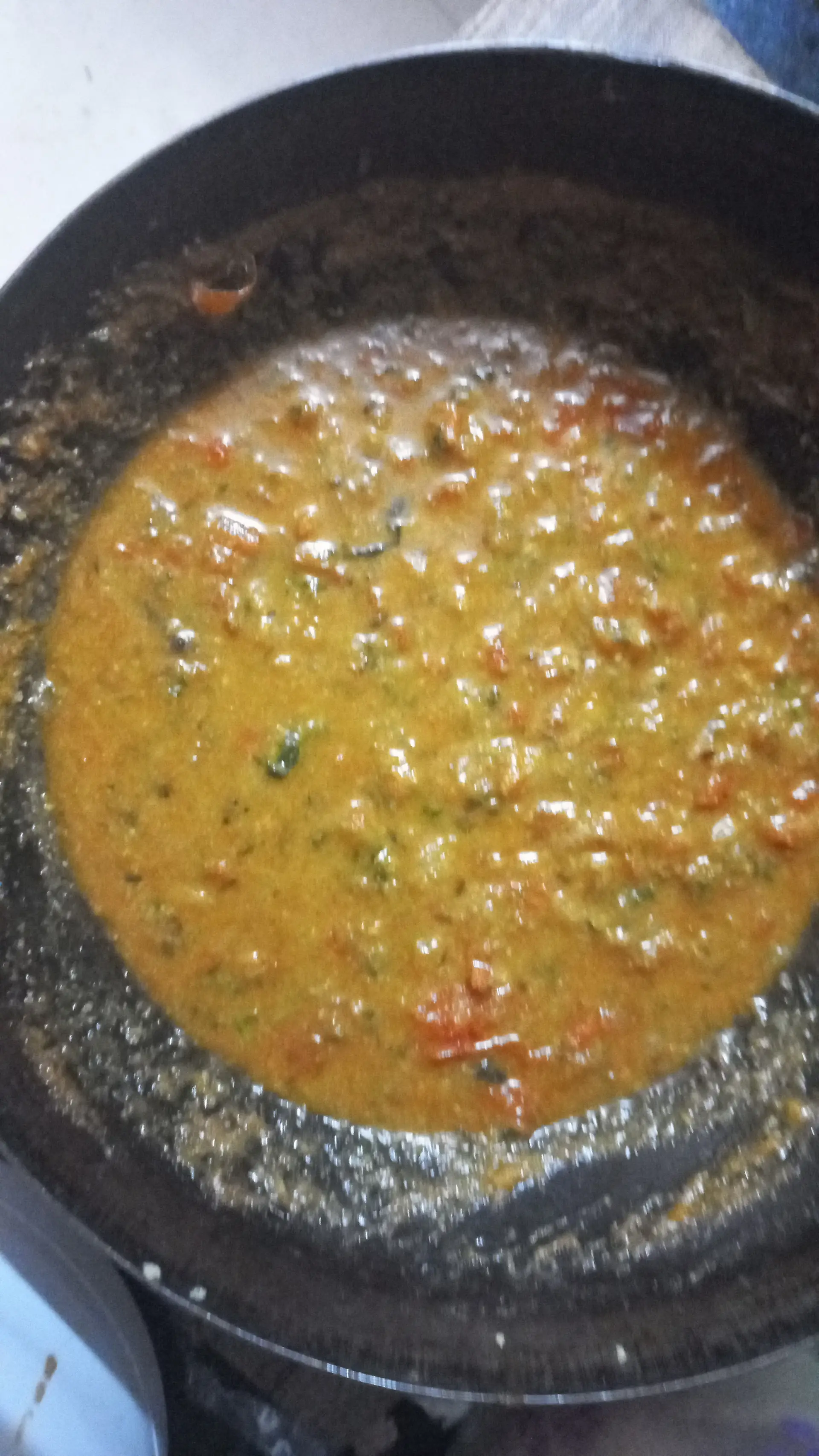 A cook's photo of Breakfast Tomato Kurma