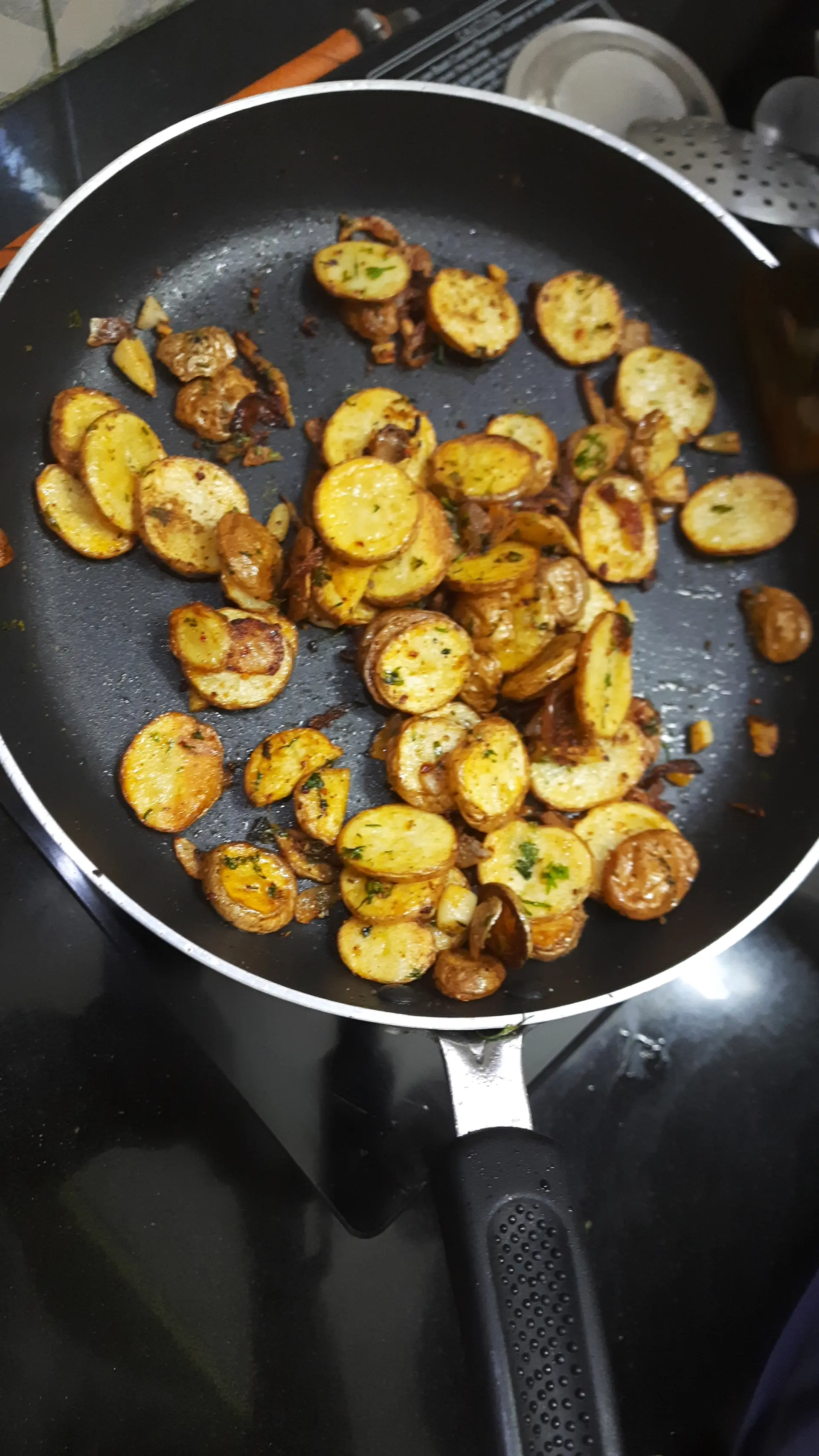 A cook's photo of Pan-Fried Potatoes