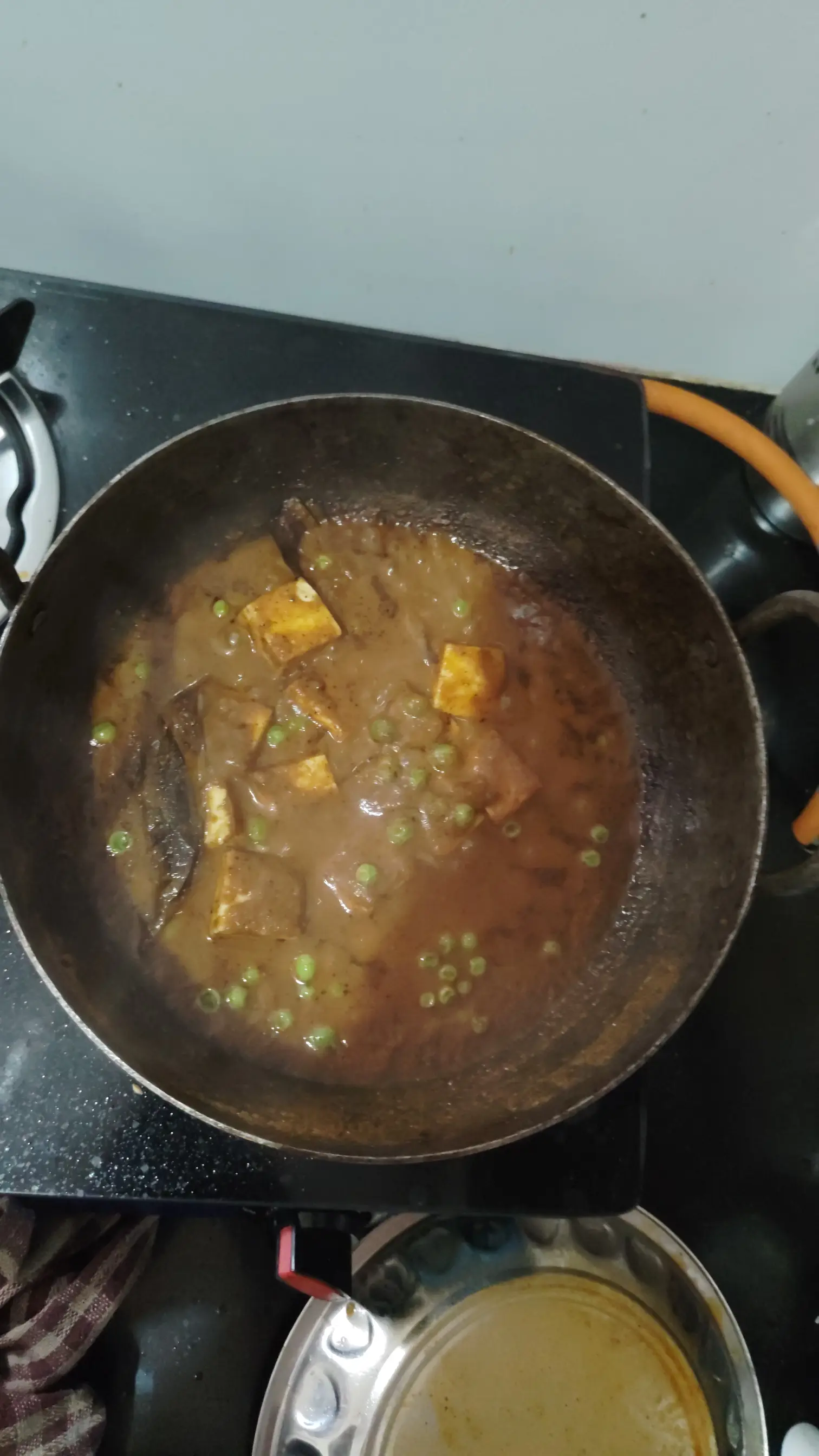 A cook's photo of Matar Paneer Gravy