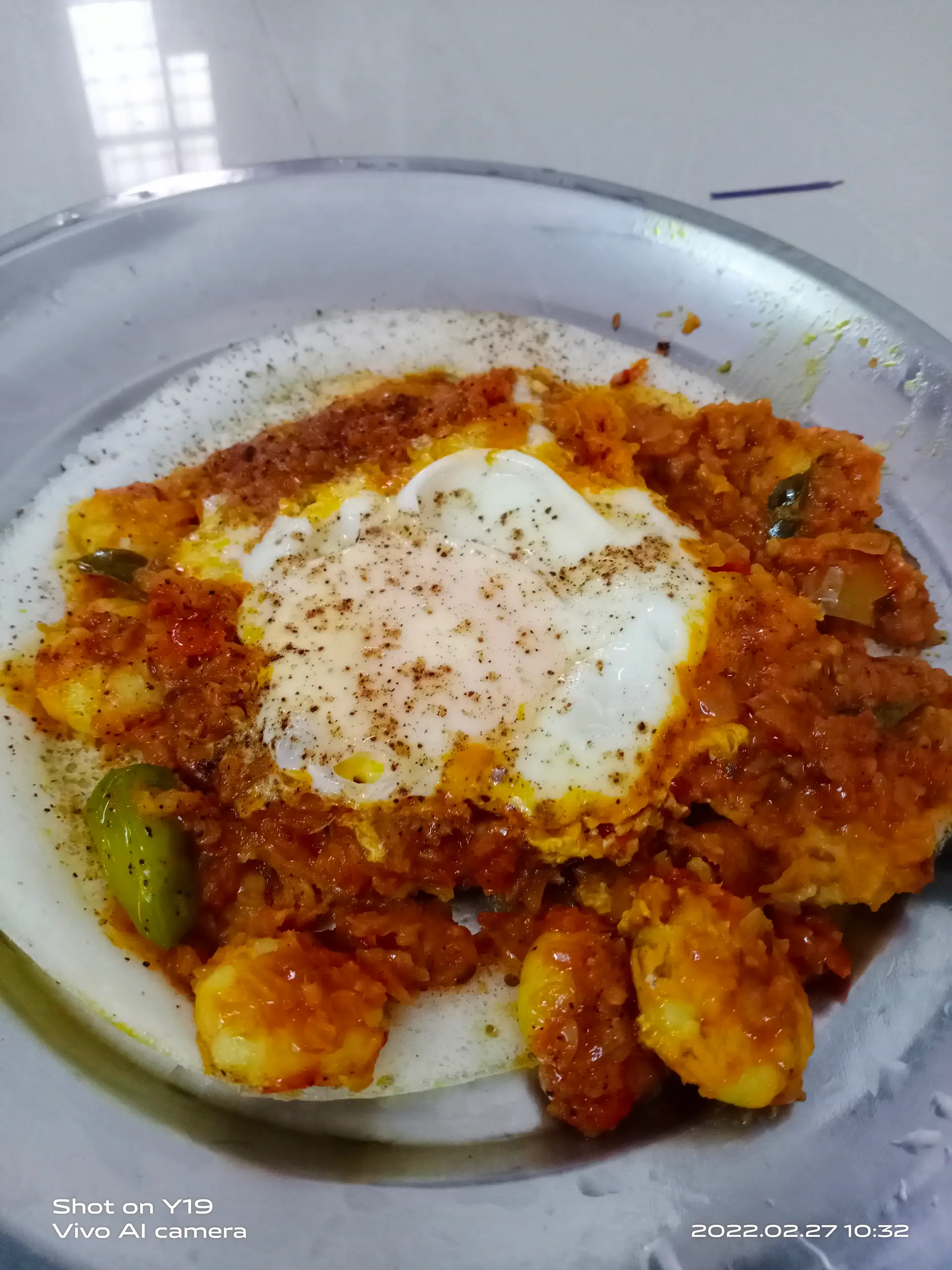 A cook's photo of Prawn & Half-Boil Dosa
