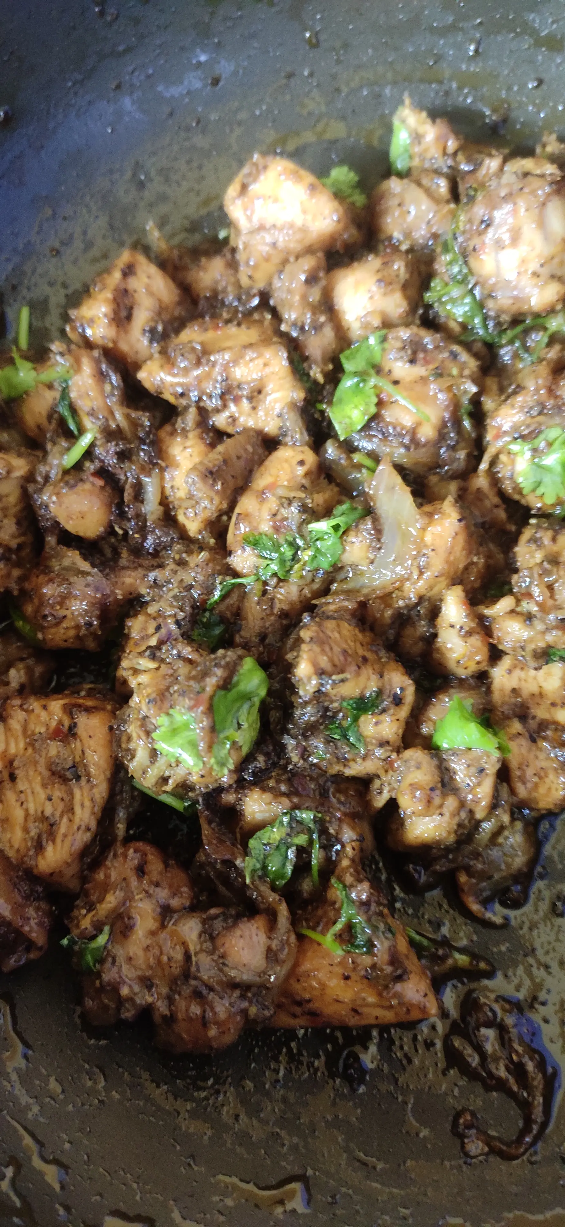 A cook's photo of Pepper Chicken Fry