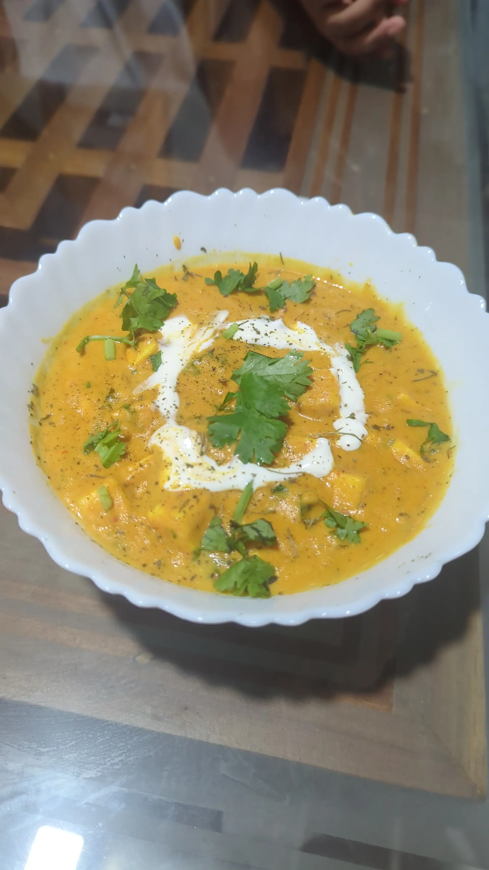 A cook's photo of Paneer Lasooni