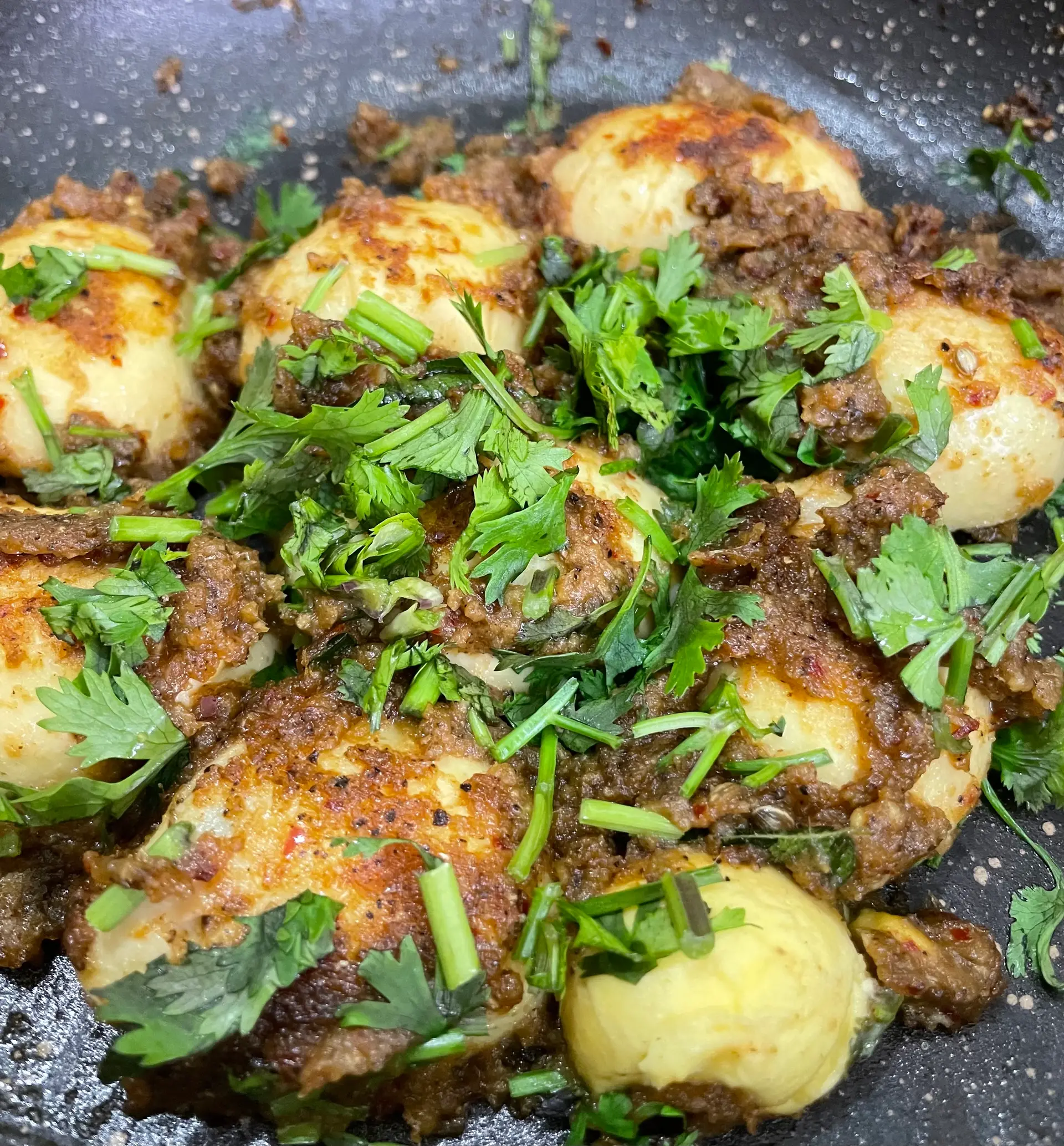 A cook's photo of Egg Pepper Fry