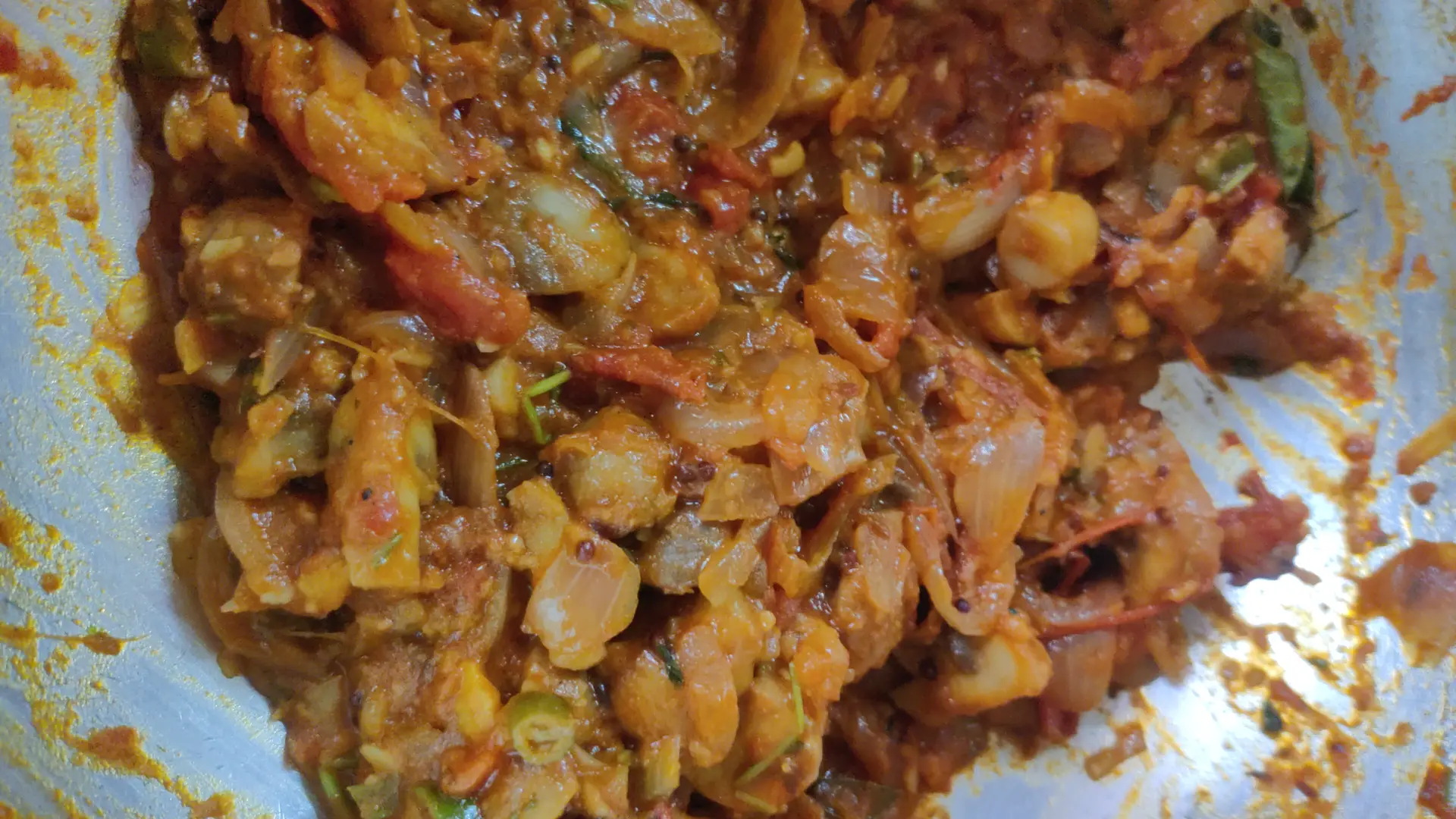 A cook's photo of Mushroom Thokku