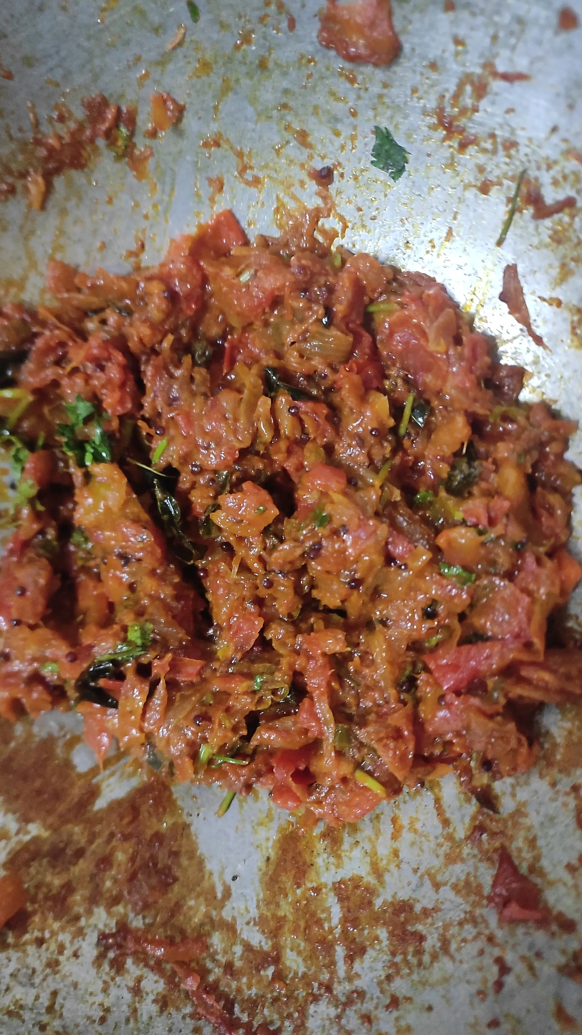 A cook's photo of Mushroom Thokku