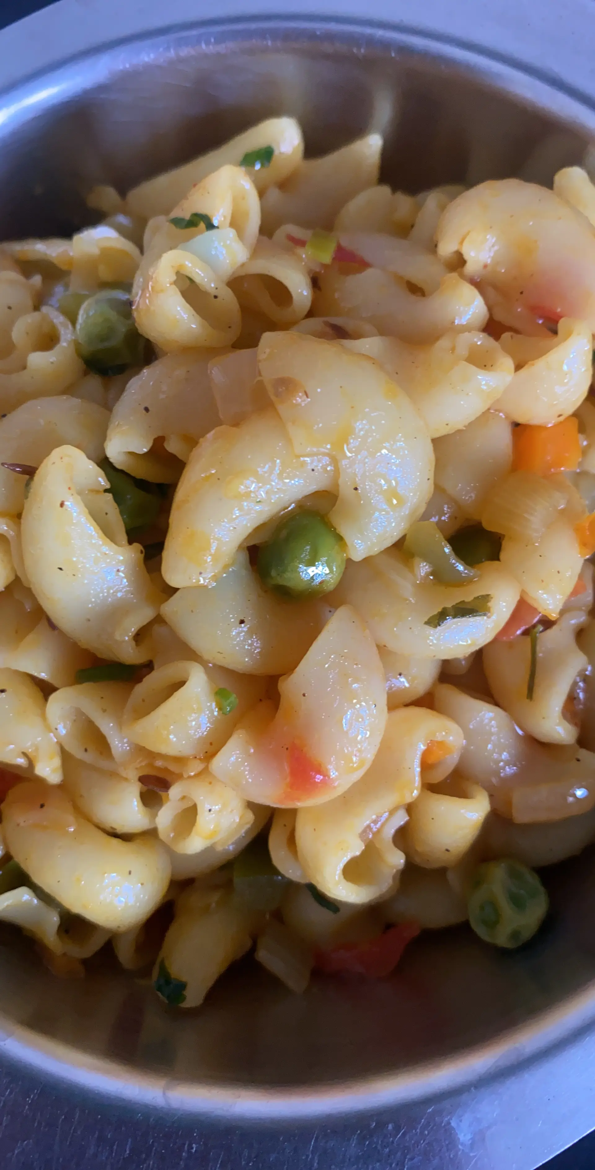 A cook's photo of Masala Macaroni