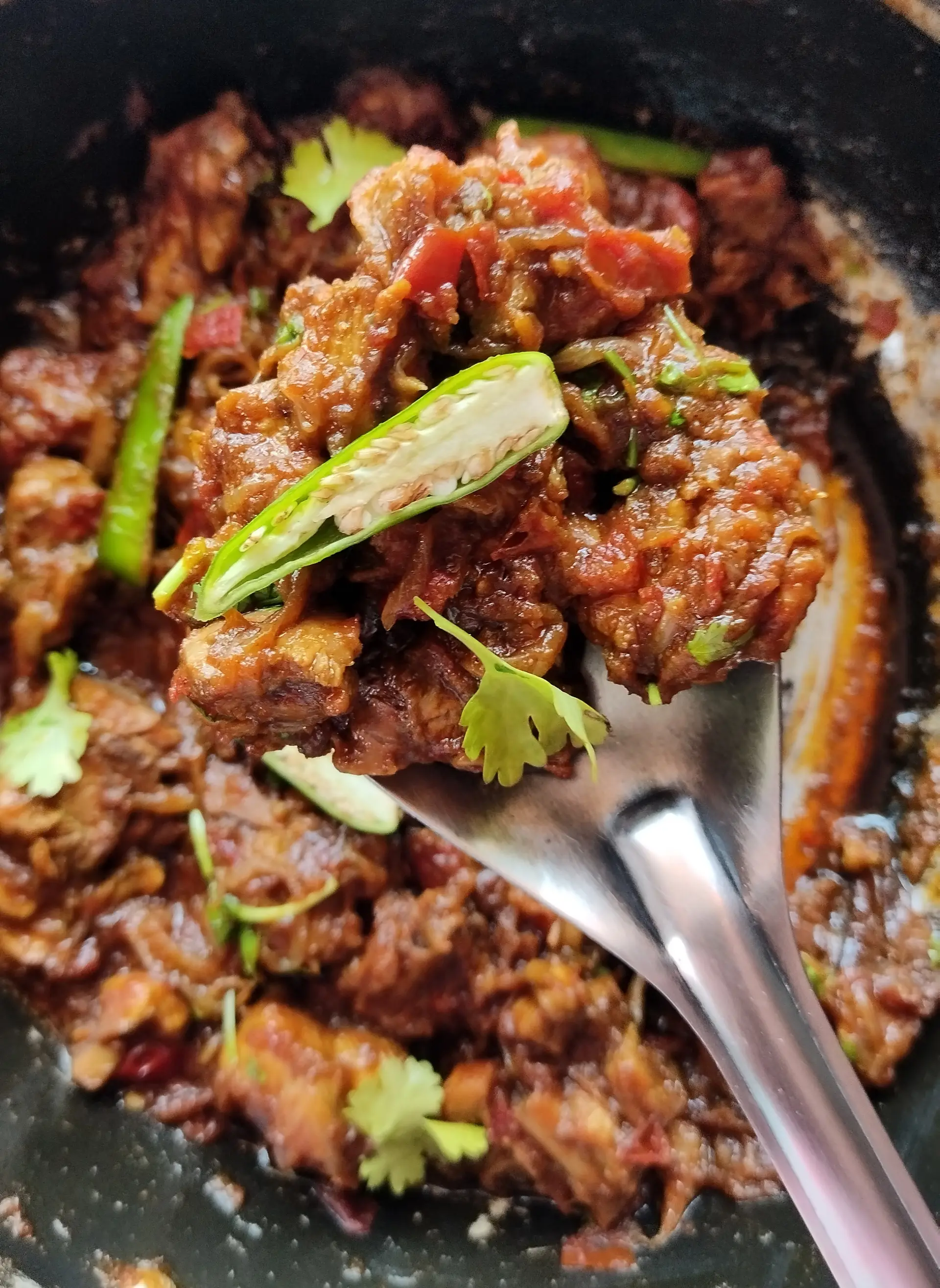 A cook's photo of Goan Chilli Chicken