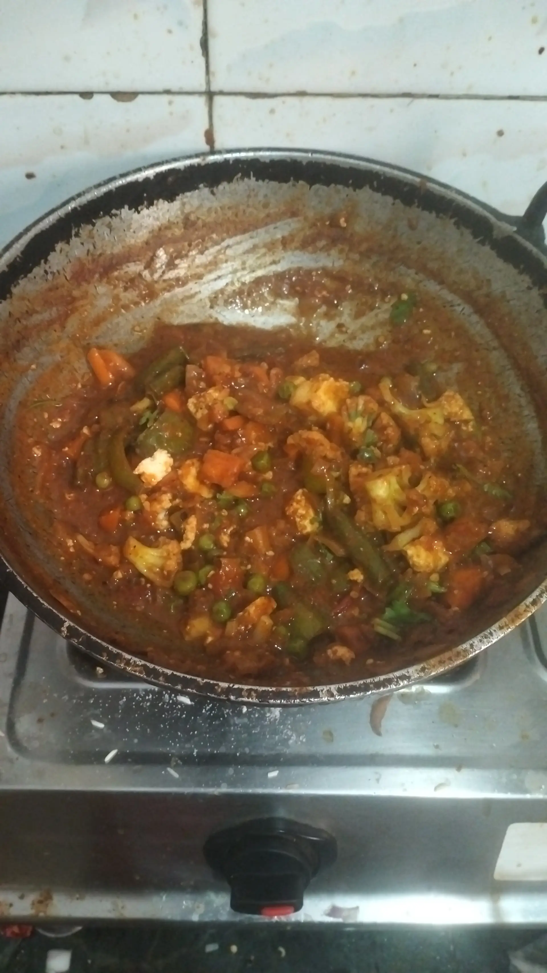 A cook's photo of Veg Kolhapuri
