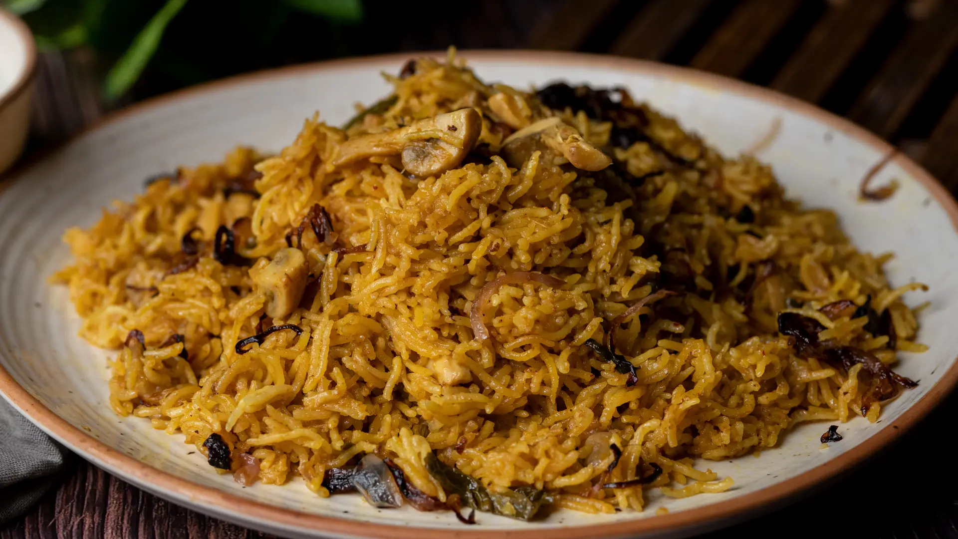 Mushroom Biryani