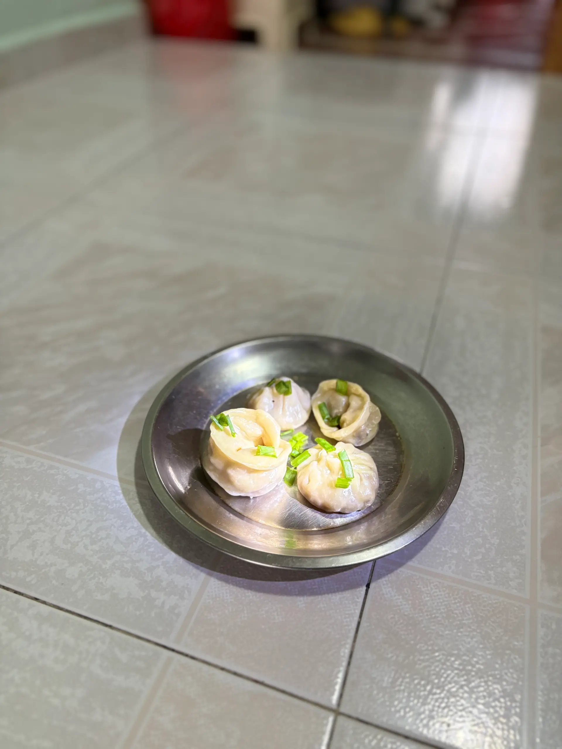 A cook's photo of Veg Momos