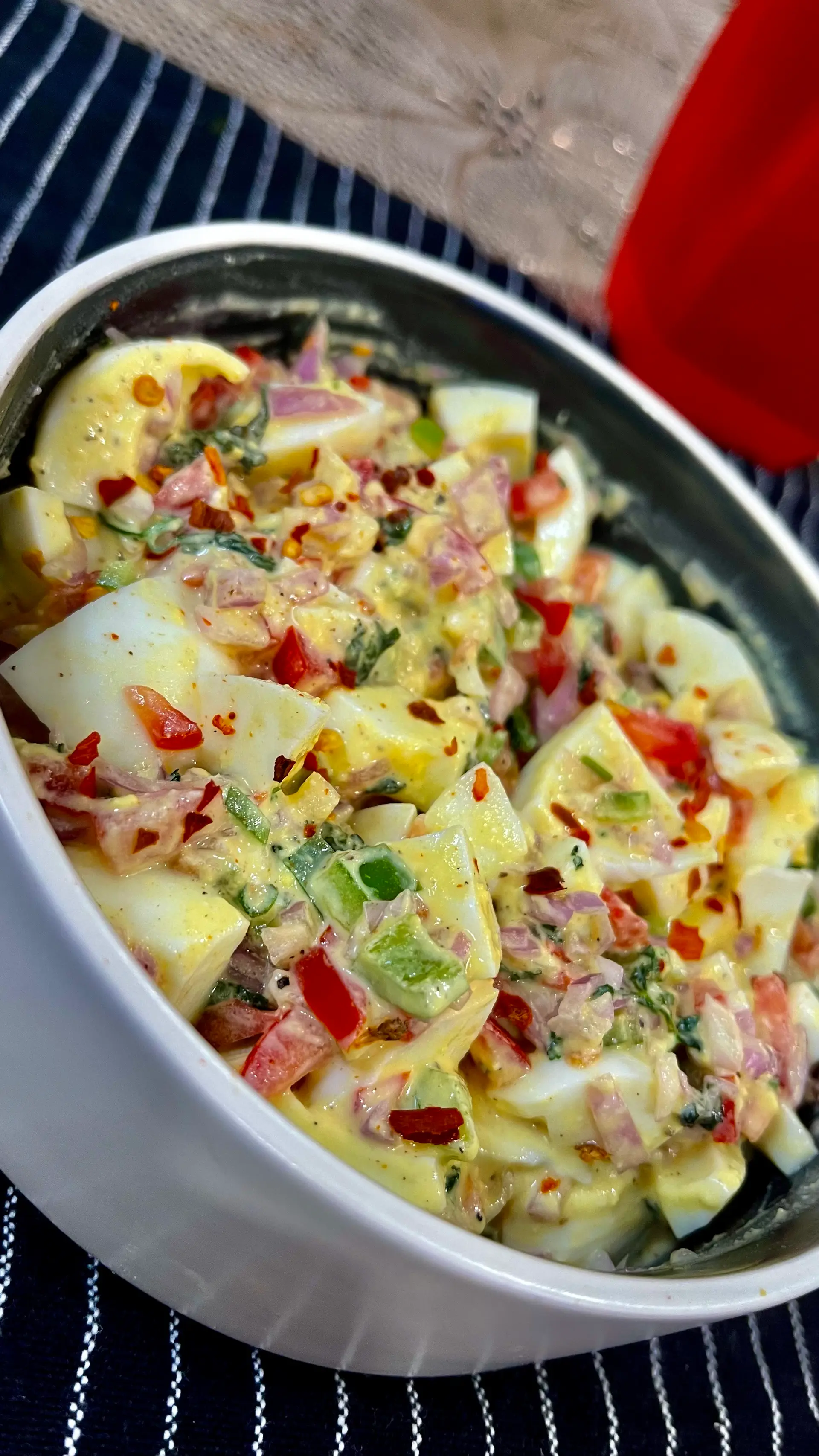 A cook's photo of Low-Fat Egg Salad