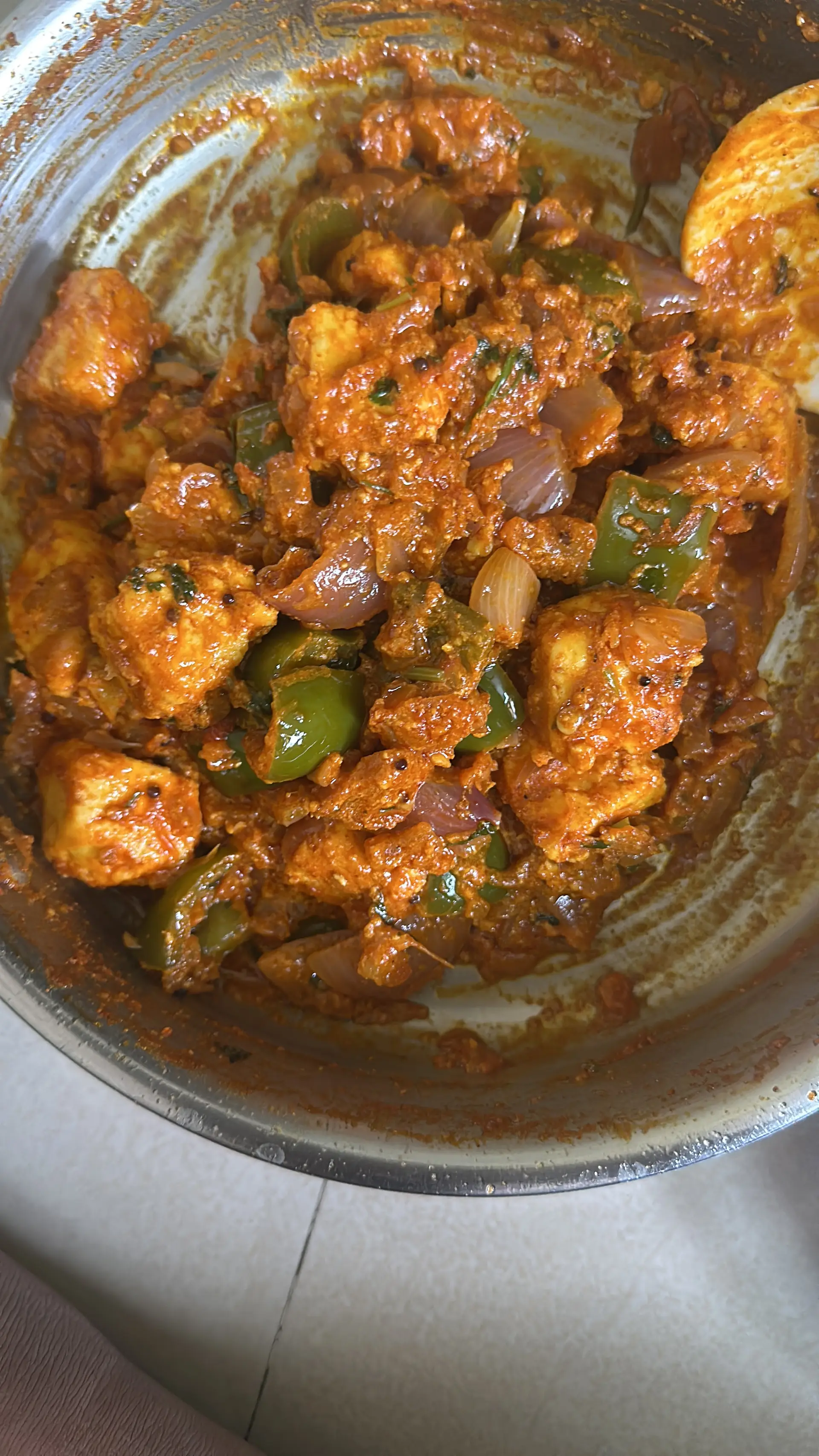 A cook's photo of Tawa Paneer