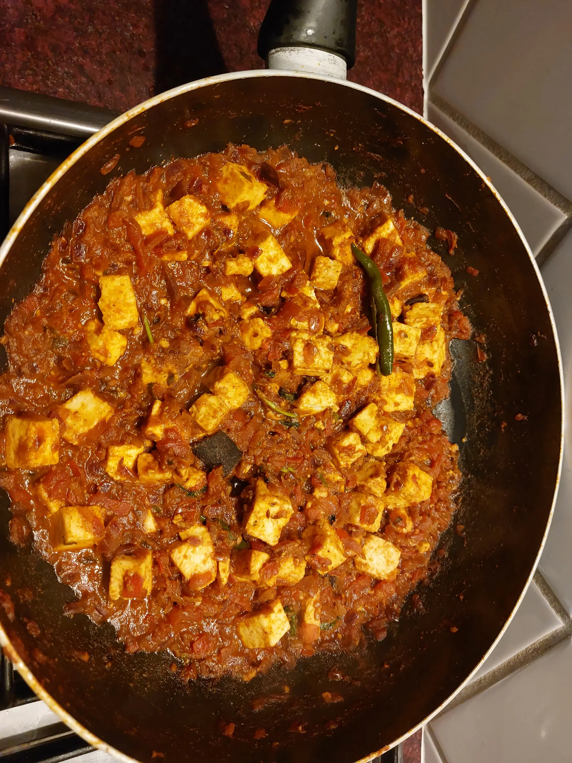 A cook's photo of Dhaba Style Paneer Curry