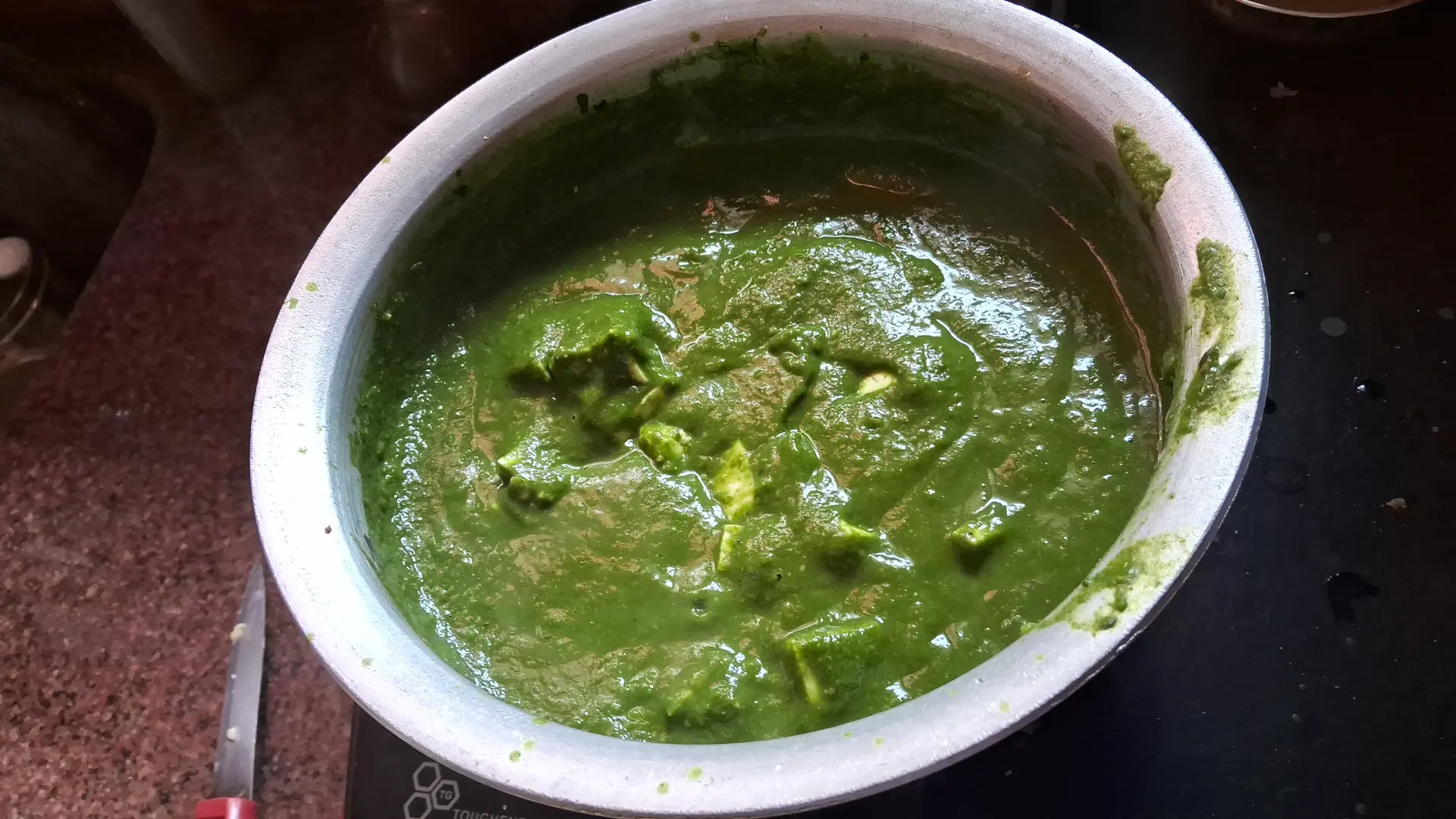 A cook's photo of Palak Paneer