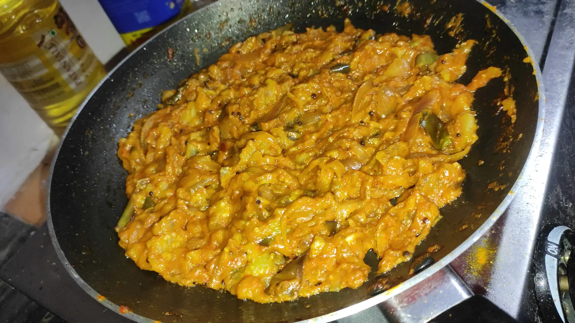 A cook's photo of Ennai Kathirika Kulambu