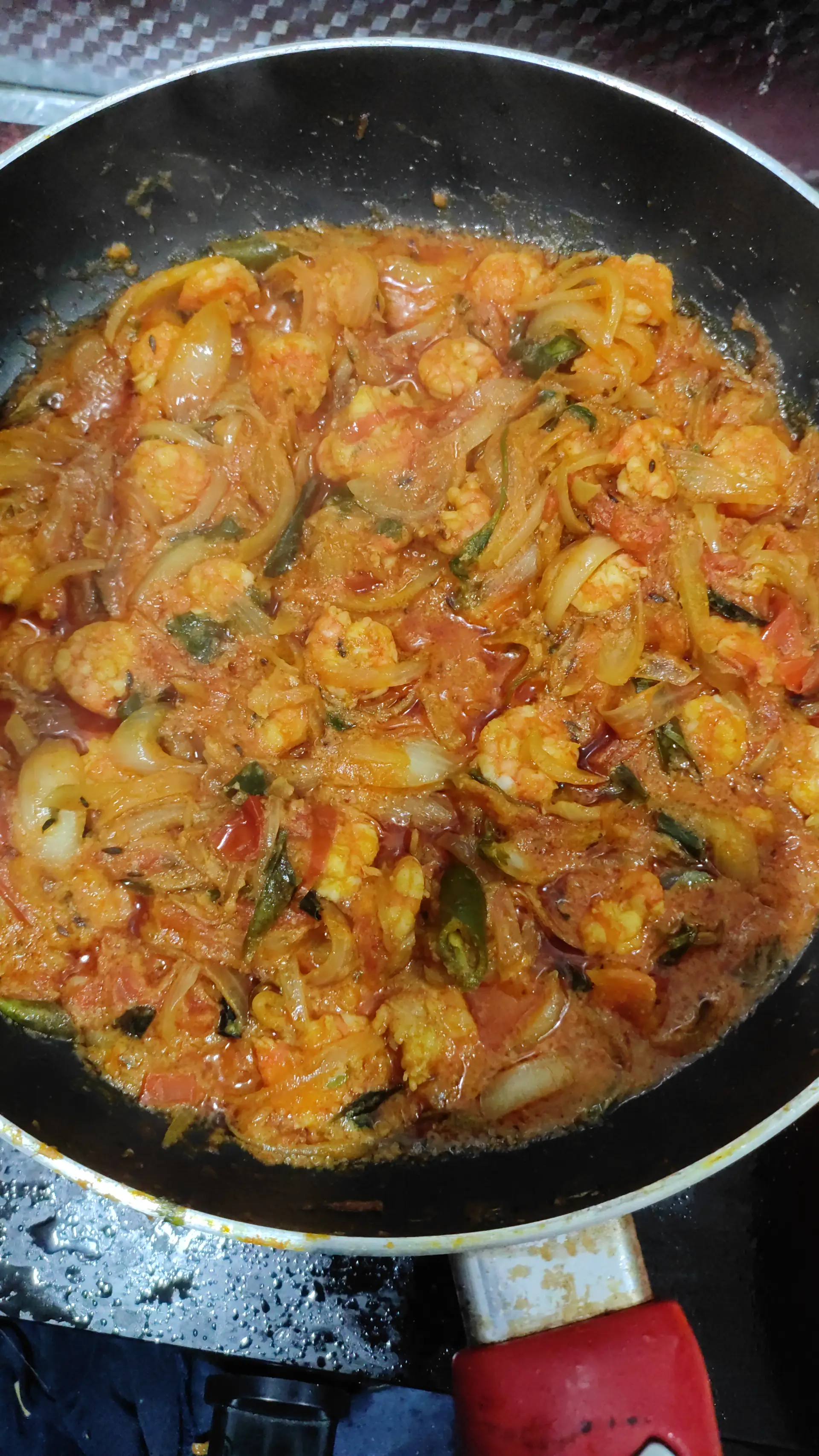 A cook's photo of Prawn Thokku