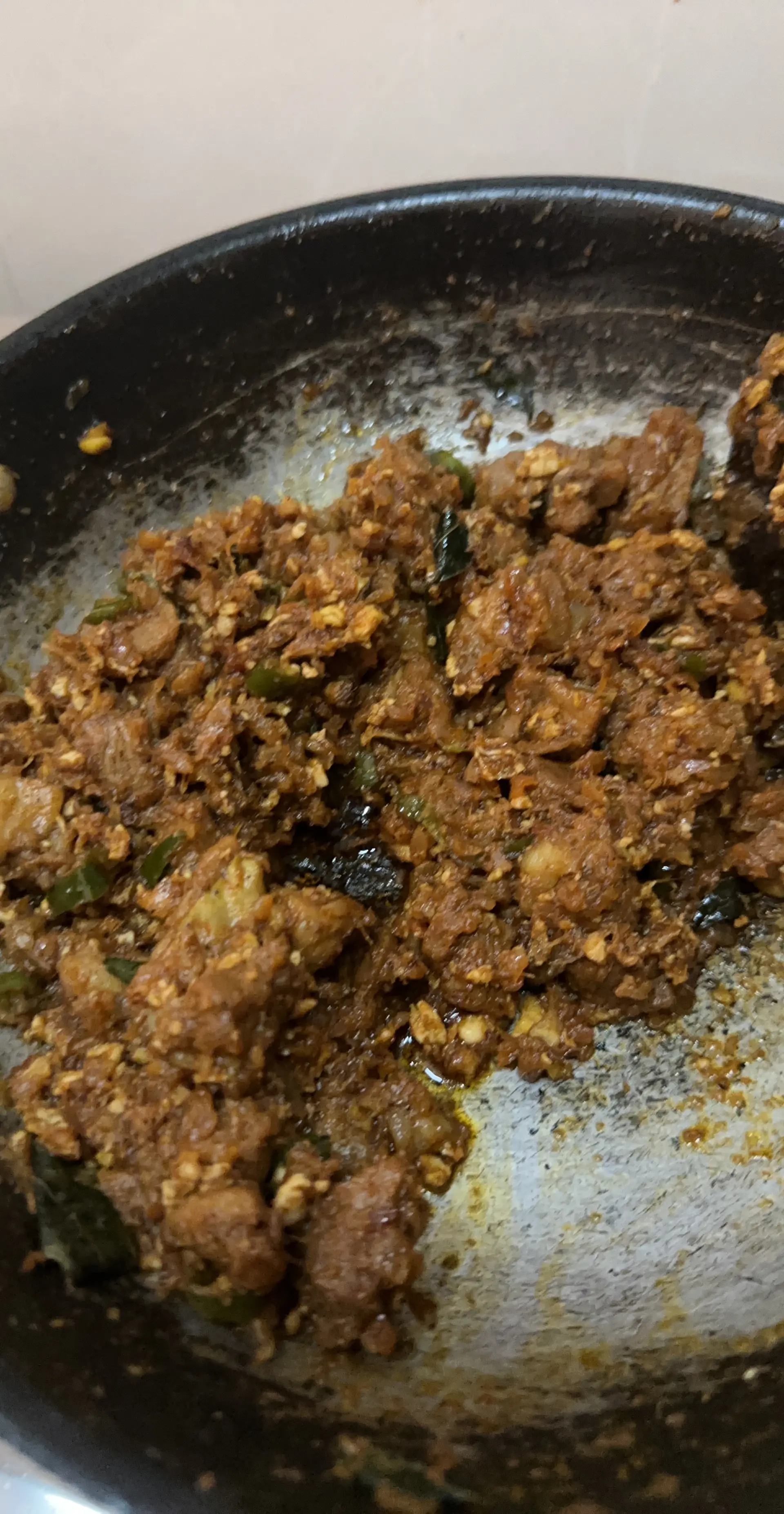 A cook's photo of Mutton Tawa Fry