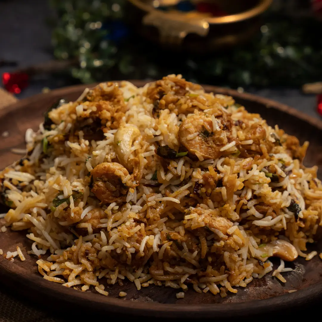 Hyderabadi Prawn Biryani