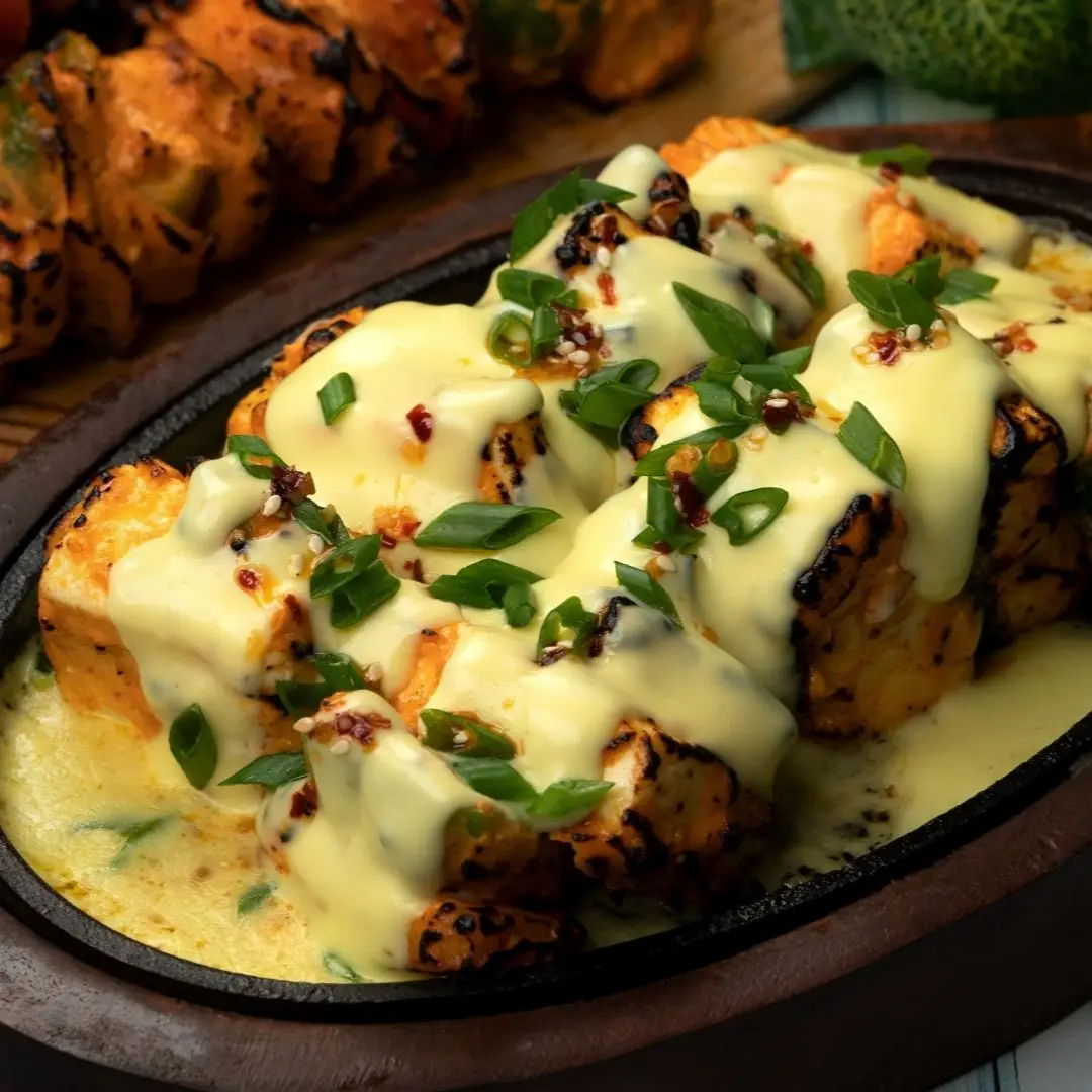 Schezwan Cheese Paneer Tikka
