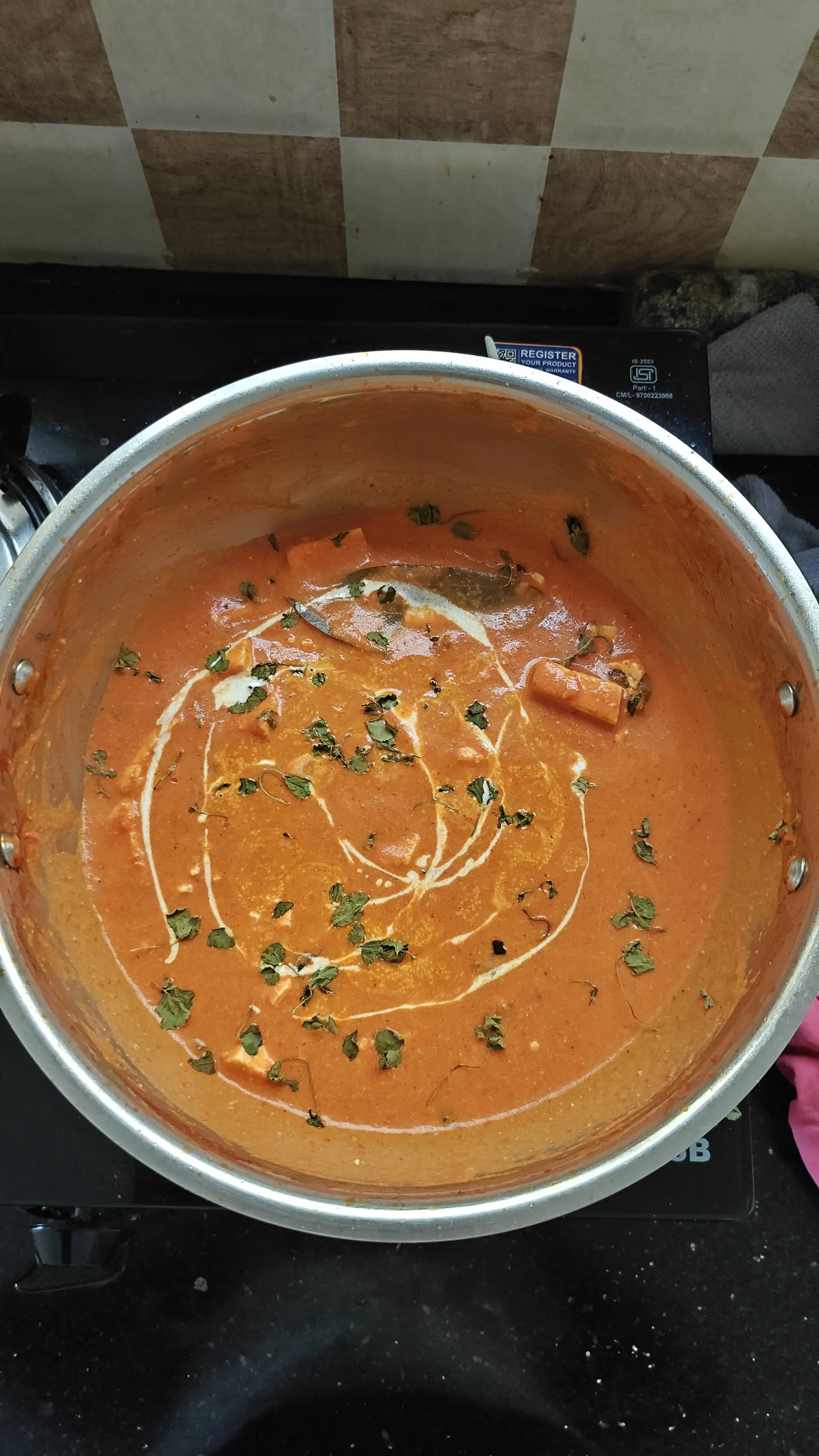 A cook's photo of Paneer Butter Masala