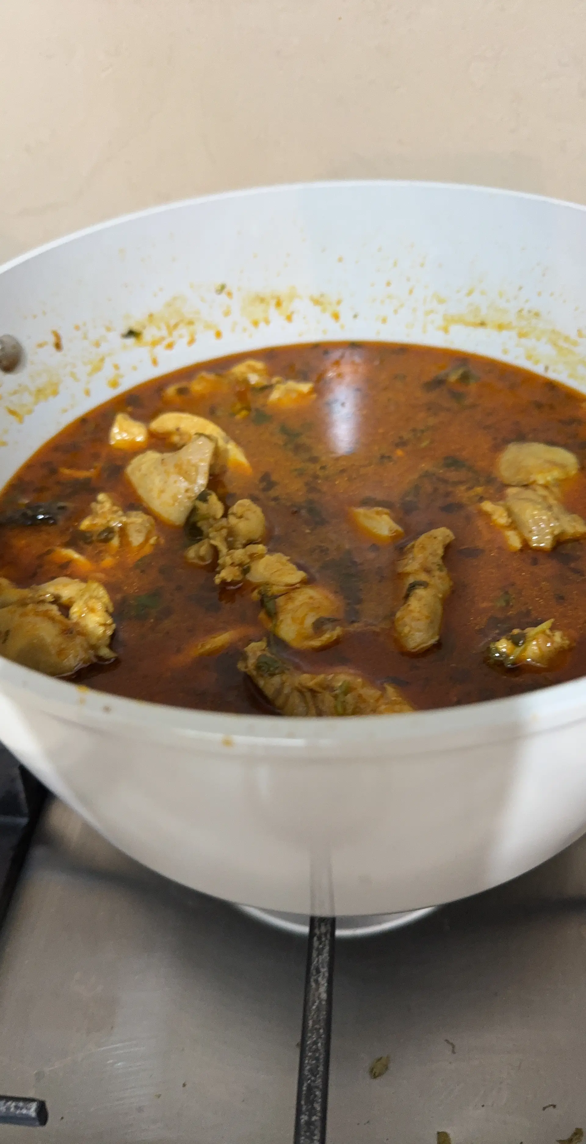 A cook's photo of हाईवे ढाबा चिकन करी