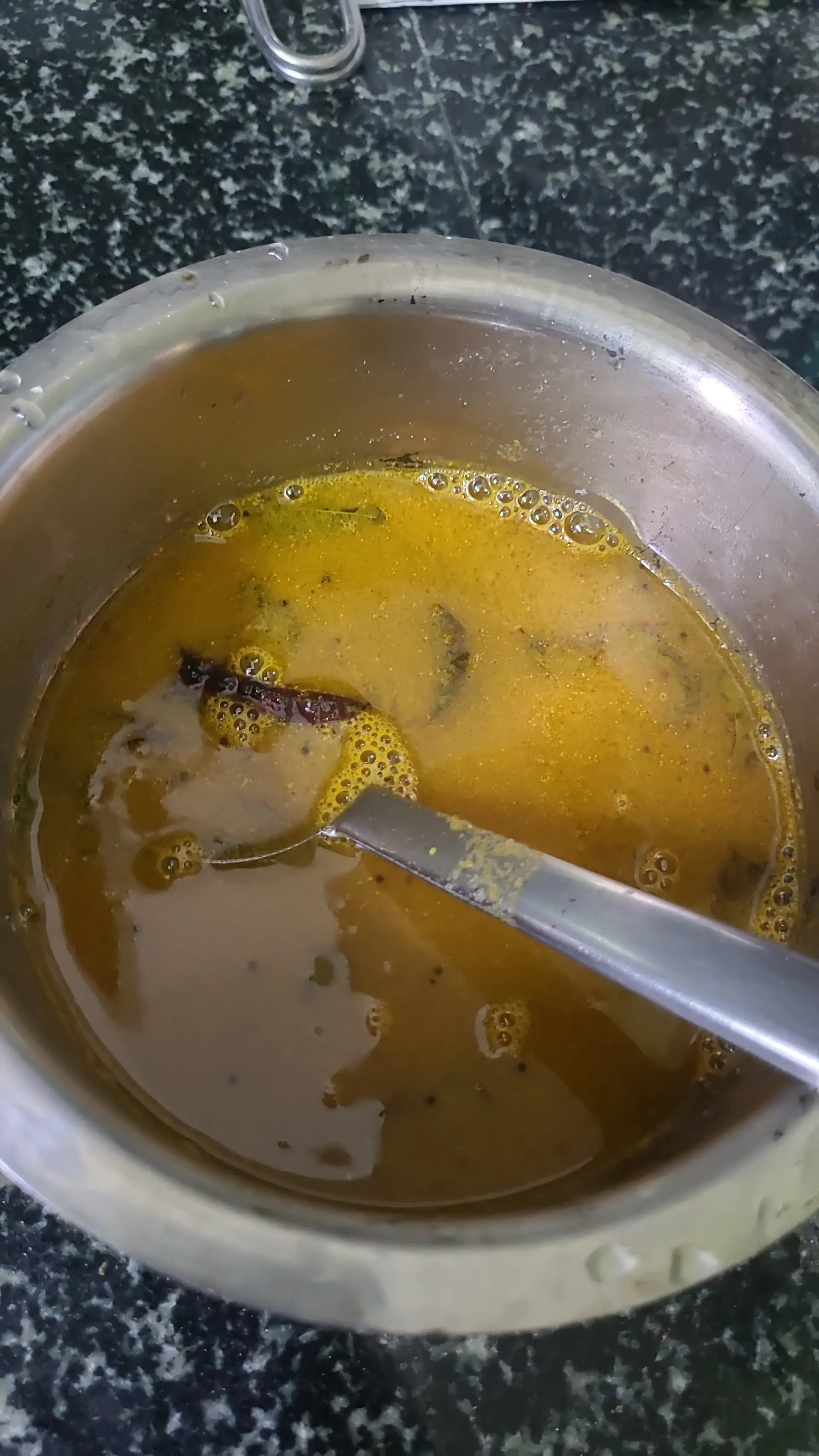 A cook's photo of Selavu Rasam