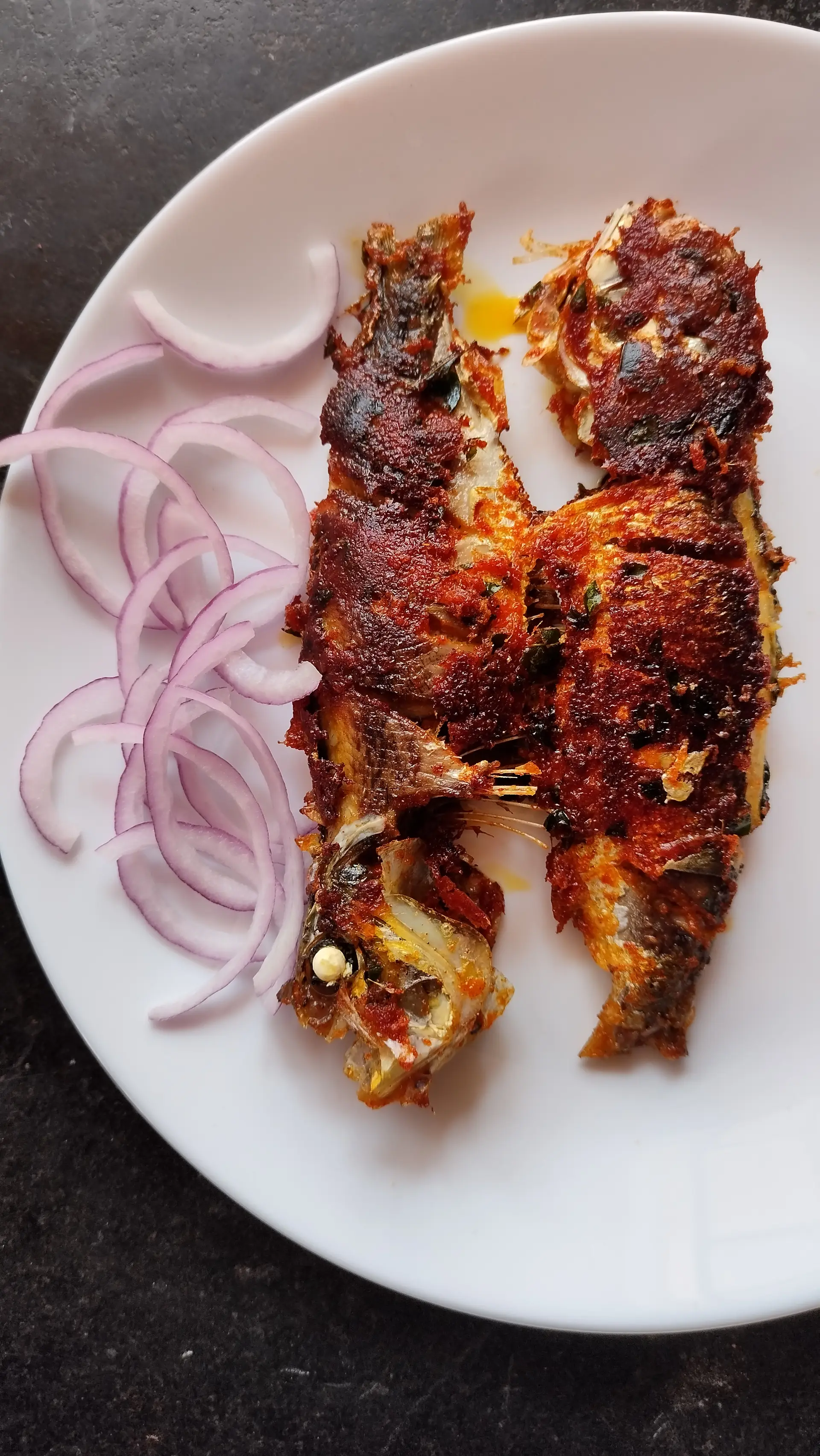 A cook's photo of Tawa Fish Fry