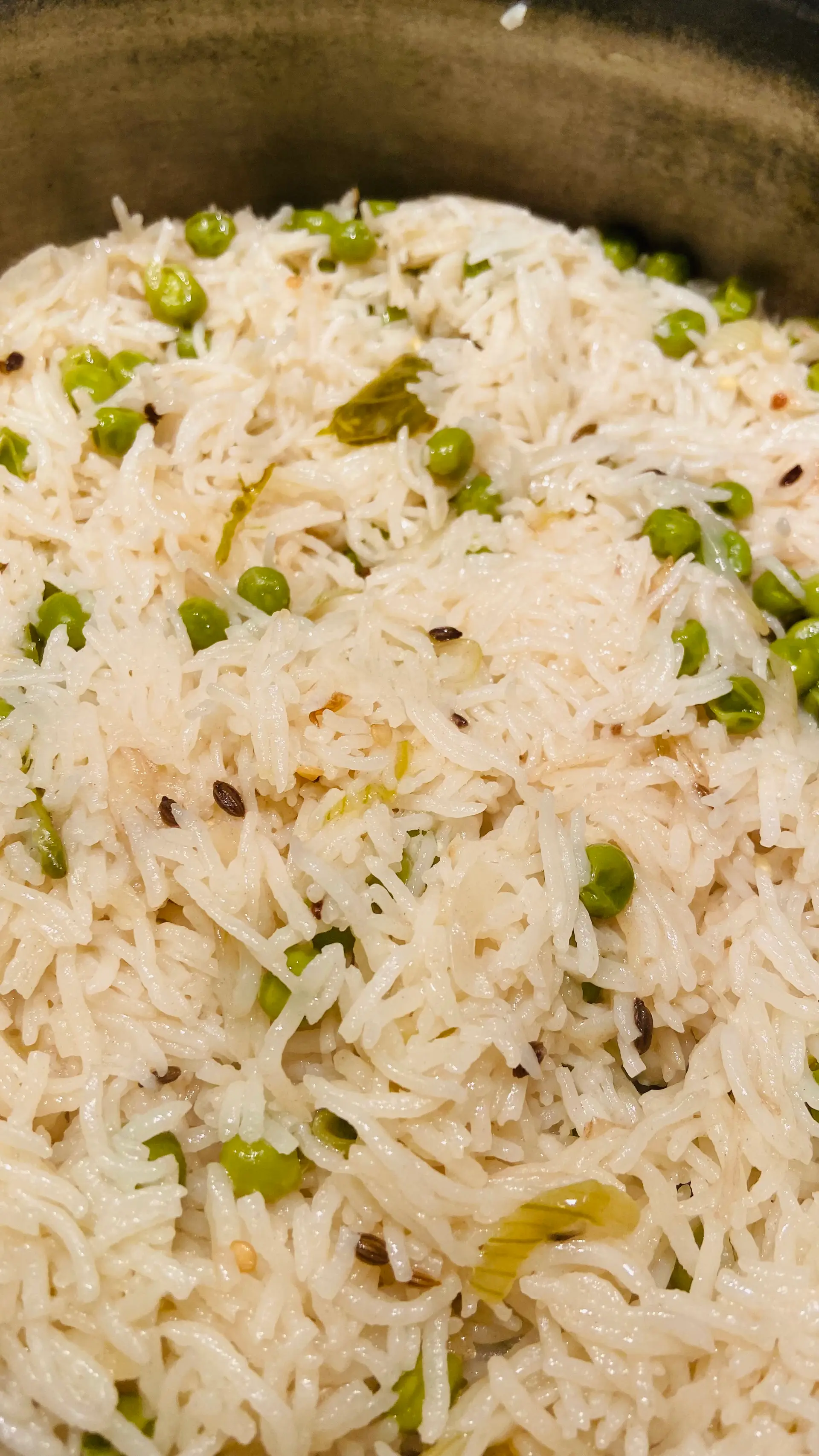 A cook's photo of Peas Pulao