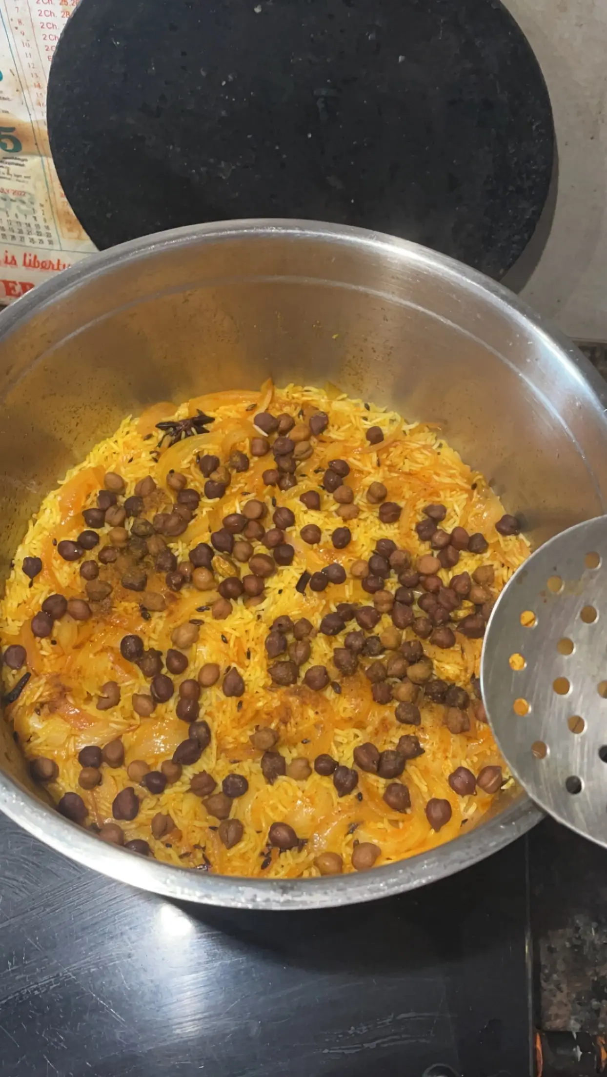 A cook's photo of Channa Pulao