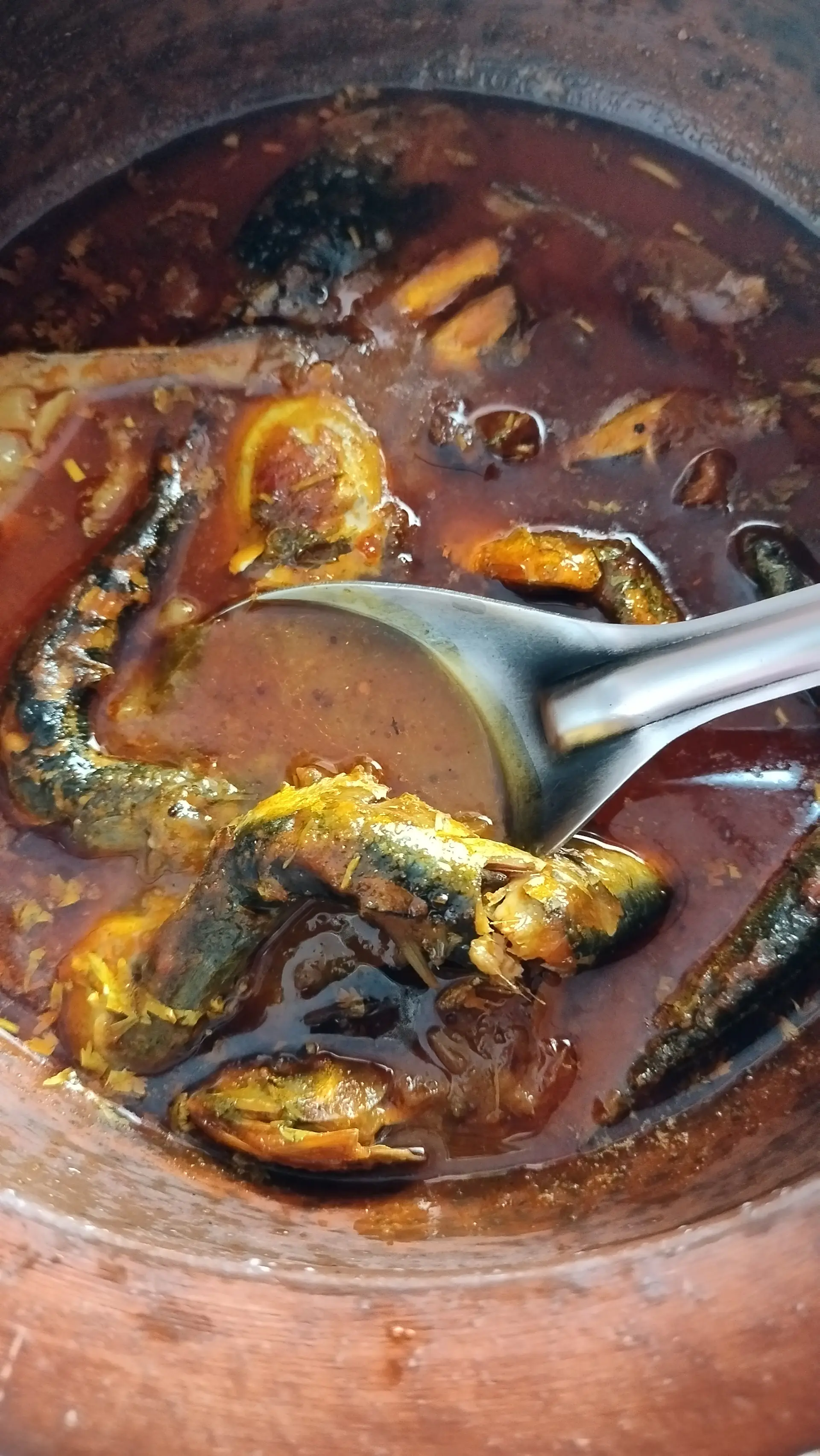 A cook's photo of Meen Kozhambu