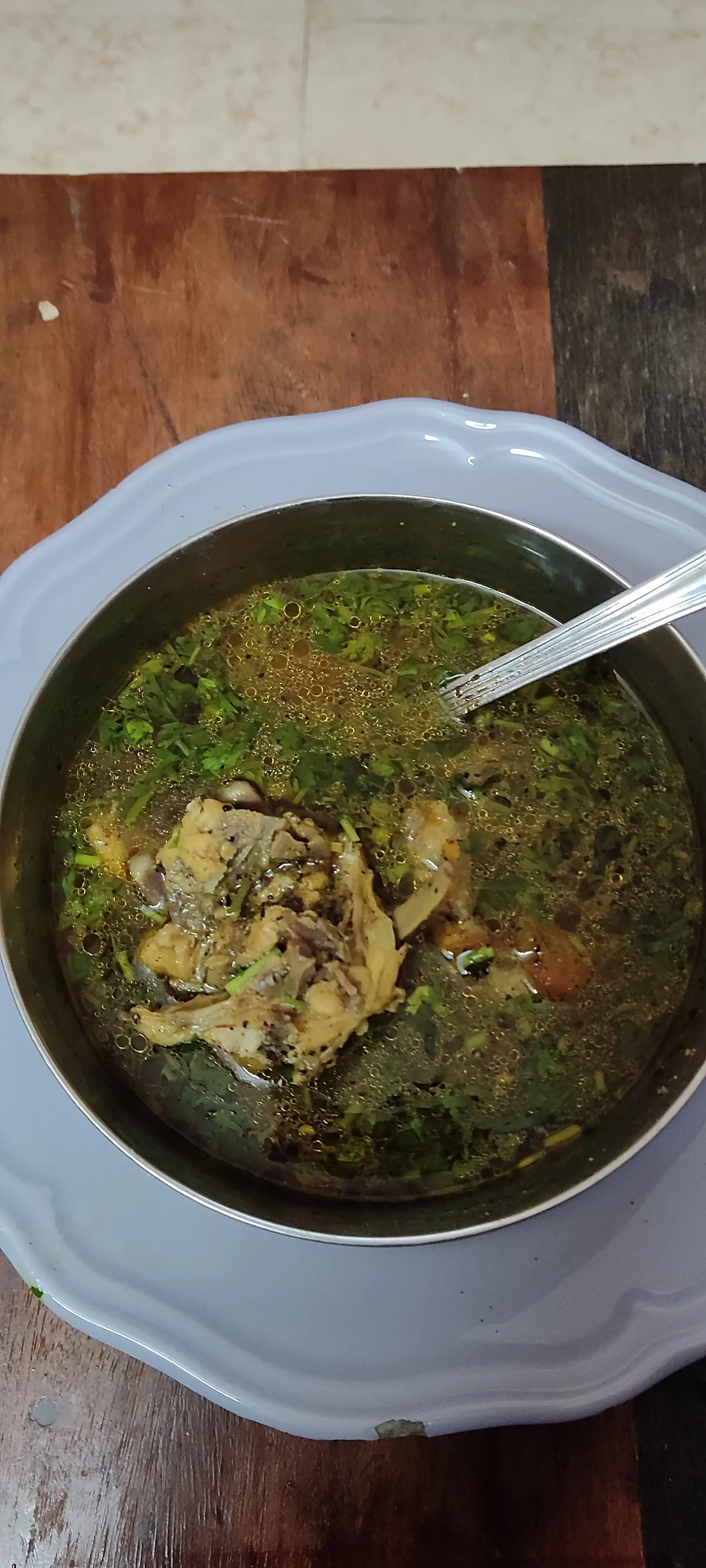 A cook's photo of Chicken Pepper Soup