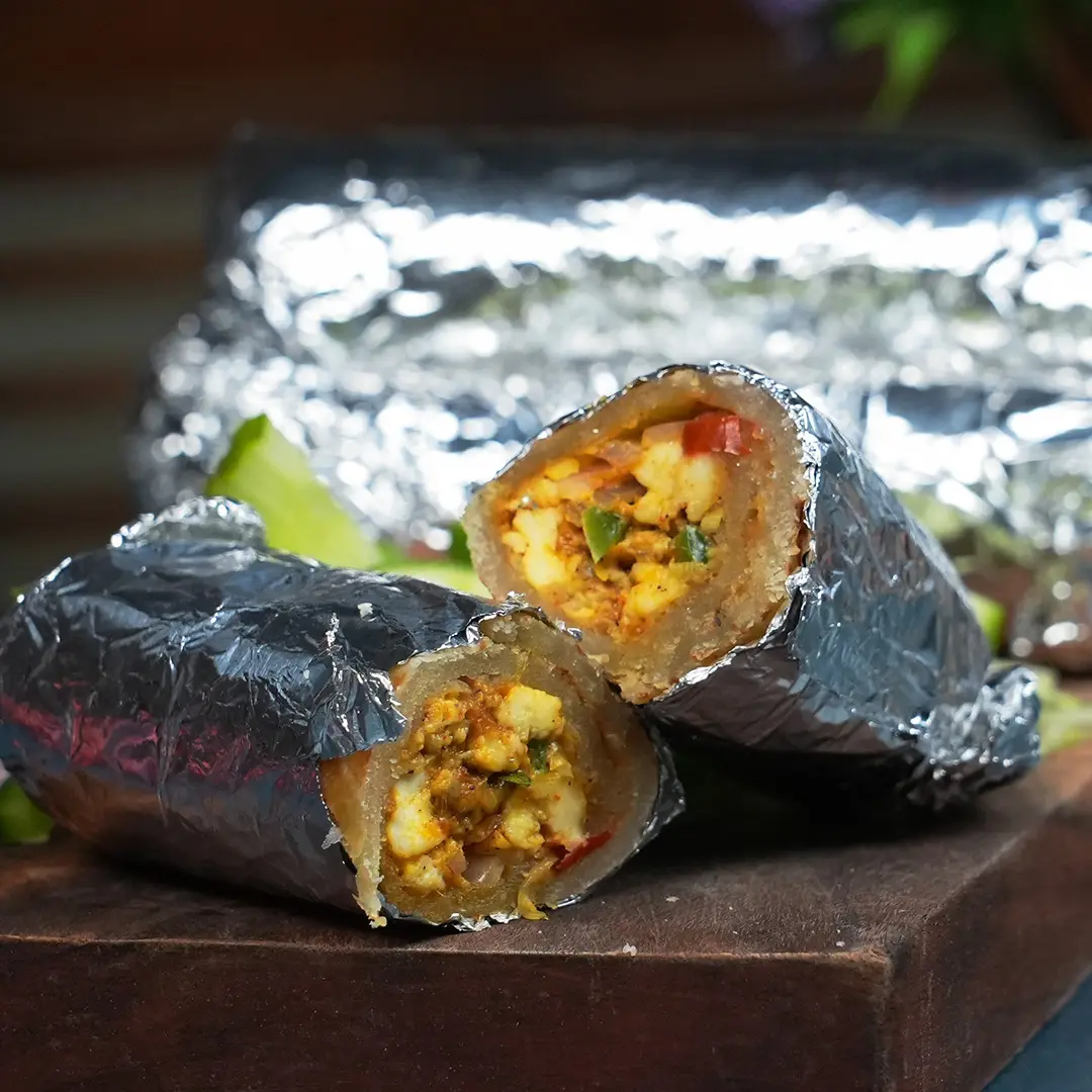 Paneer Pepper Fry Roll