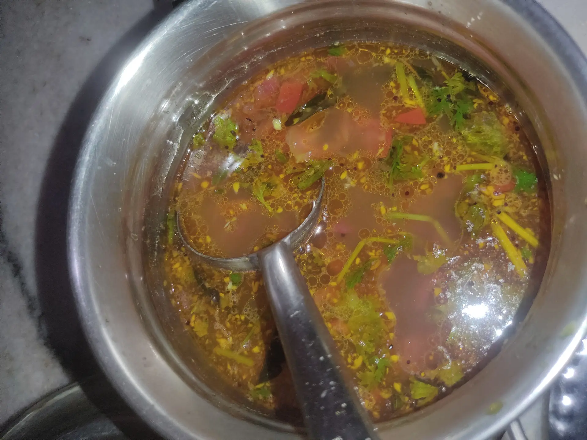 A cook's photo of Garlic Rasam