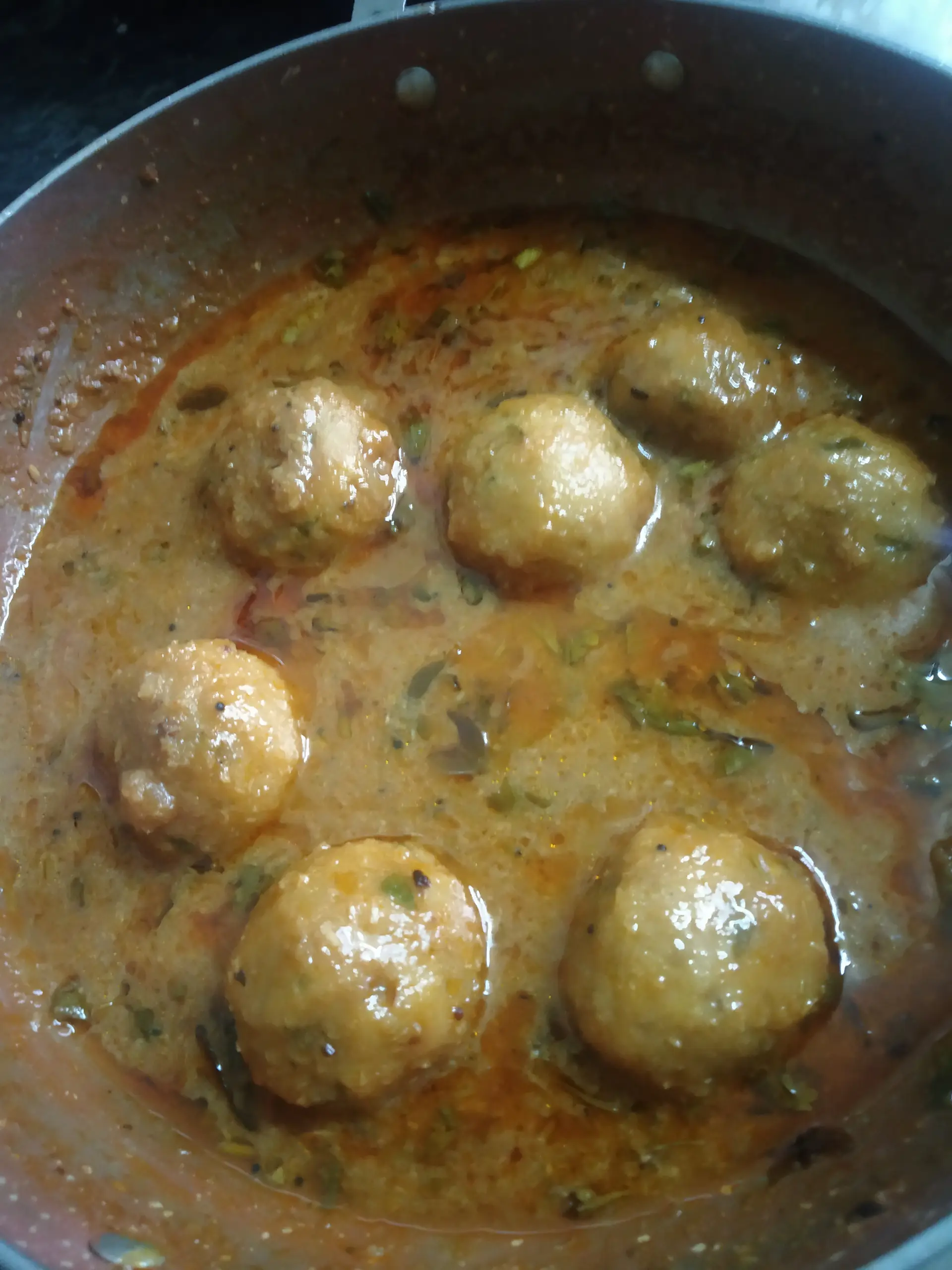 A cook's photo of Paruppu Urundai Kuzhambu