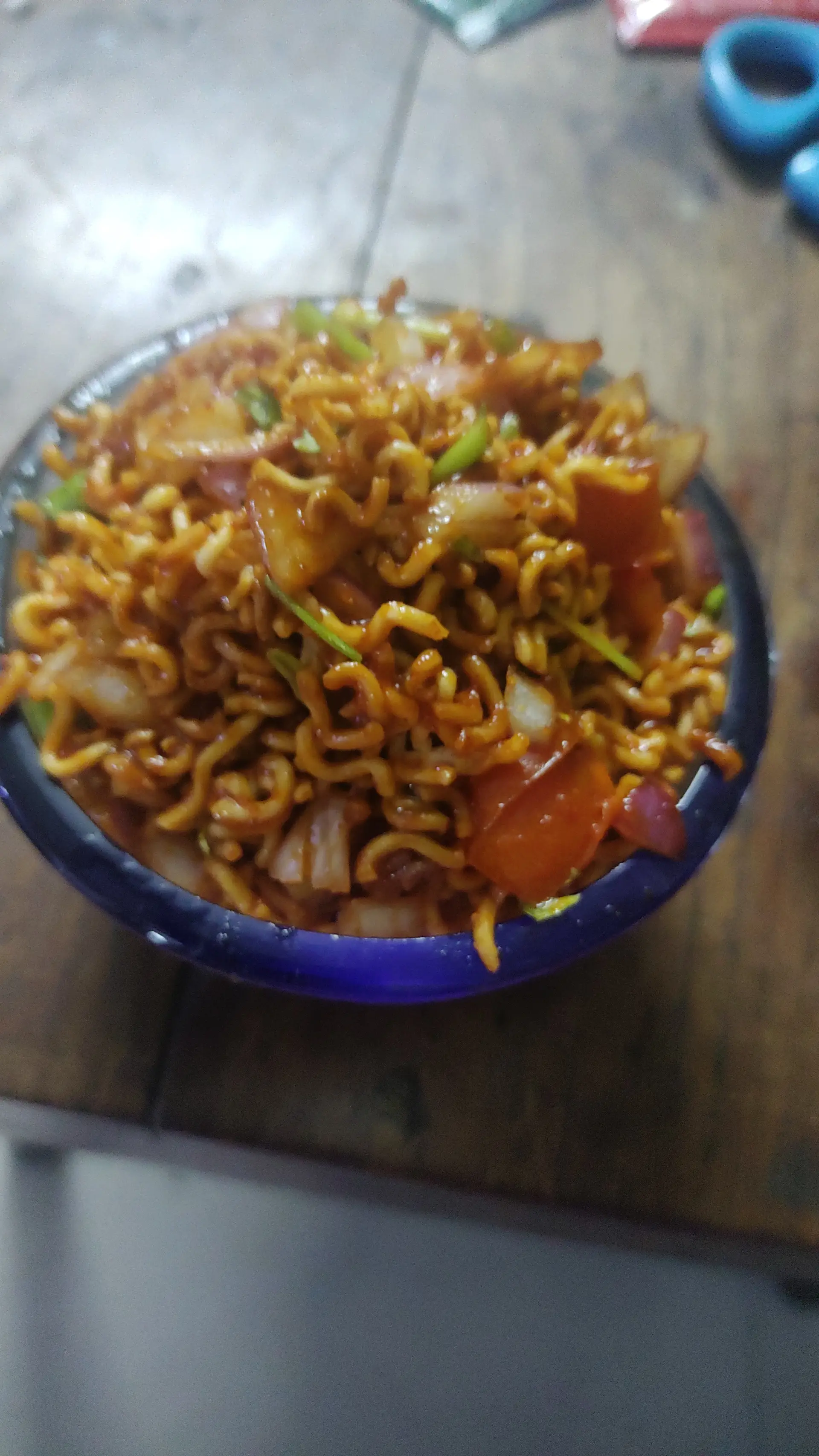 A cook's photo of Maggi Bhel