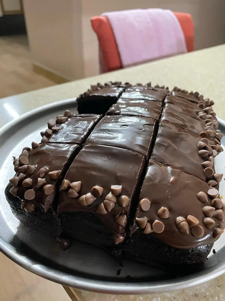 A cook's photo of Eggless Chocolate Cake
