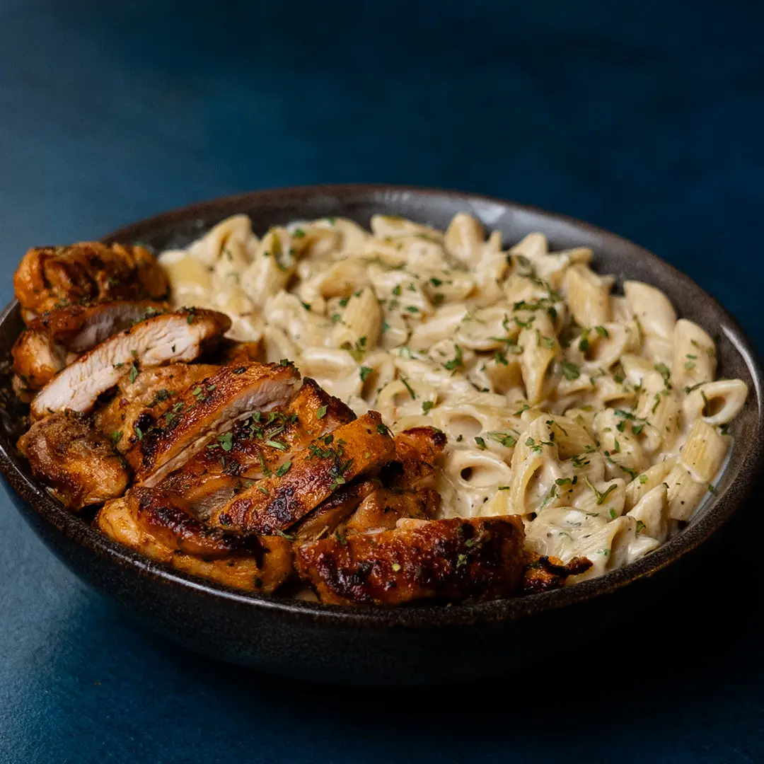 Healthy Alfredo Pasta