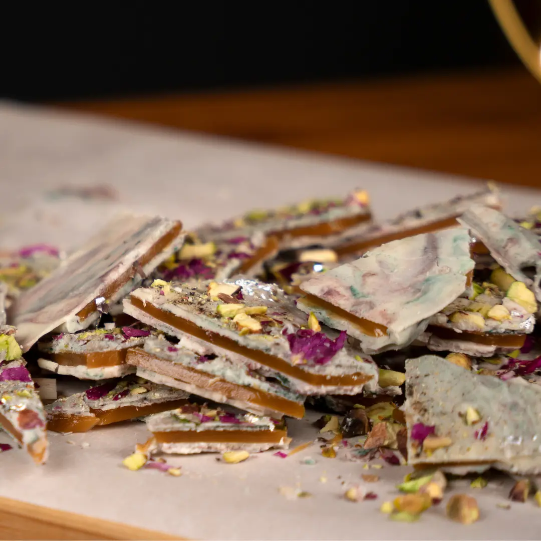 White Chocolate Butterscotch Barks