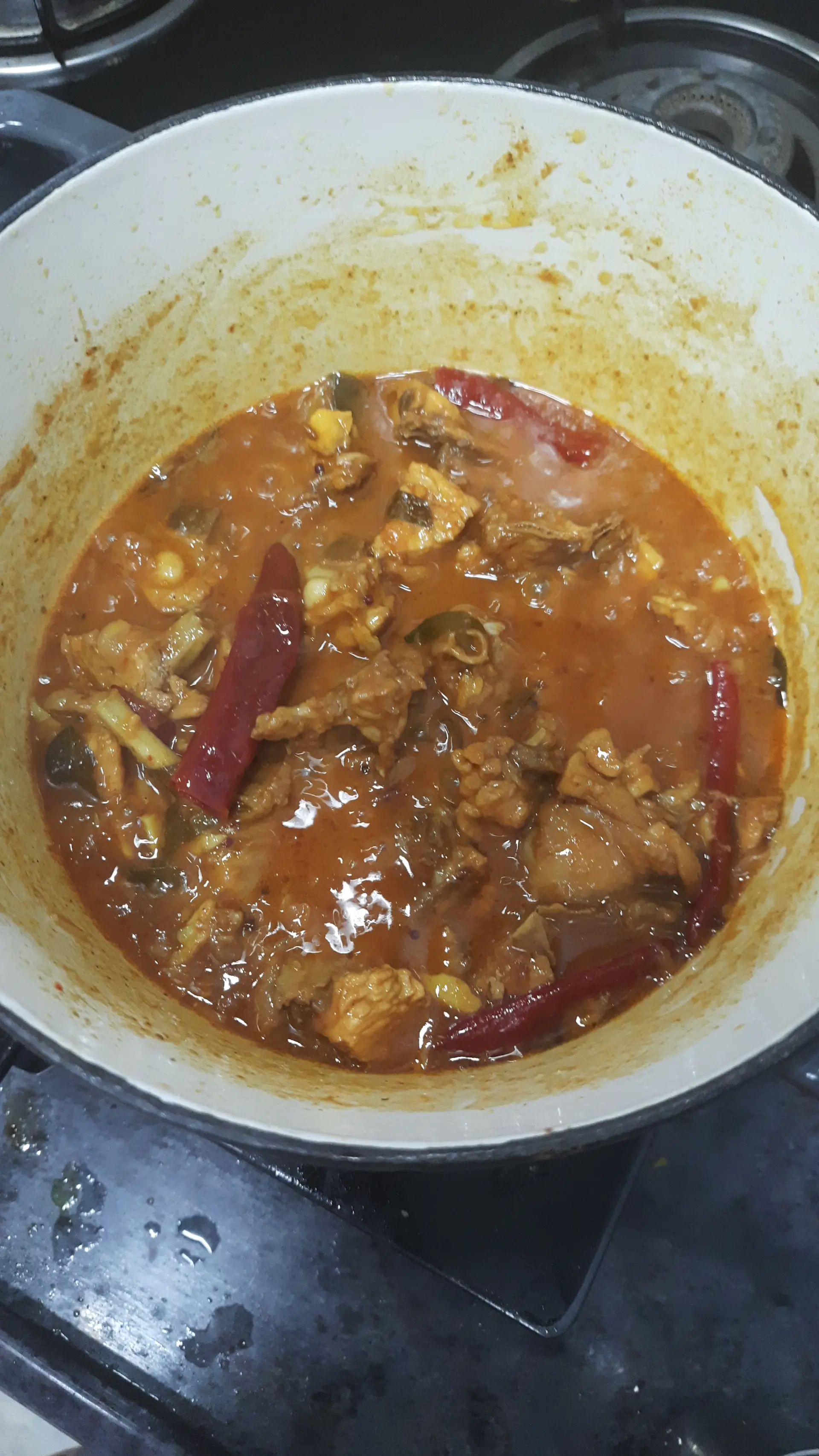 A cook's photo of Chicken Chinthamani