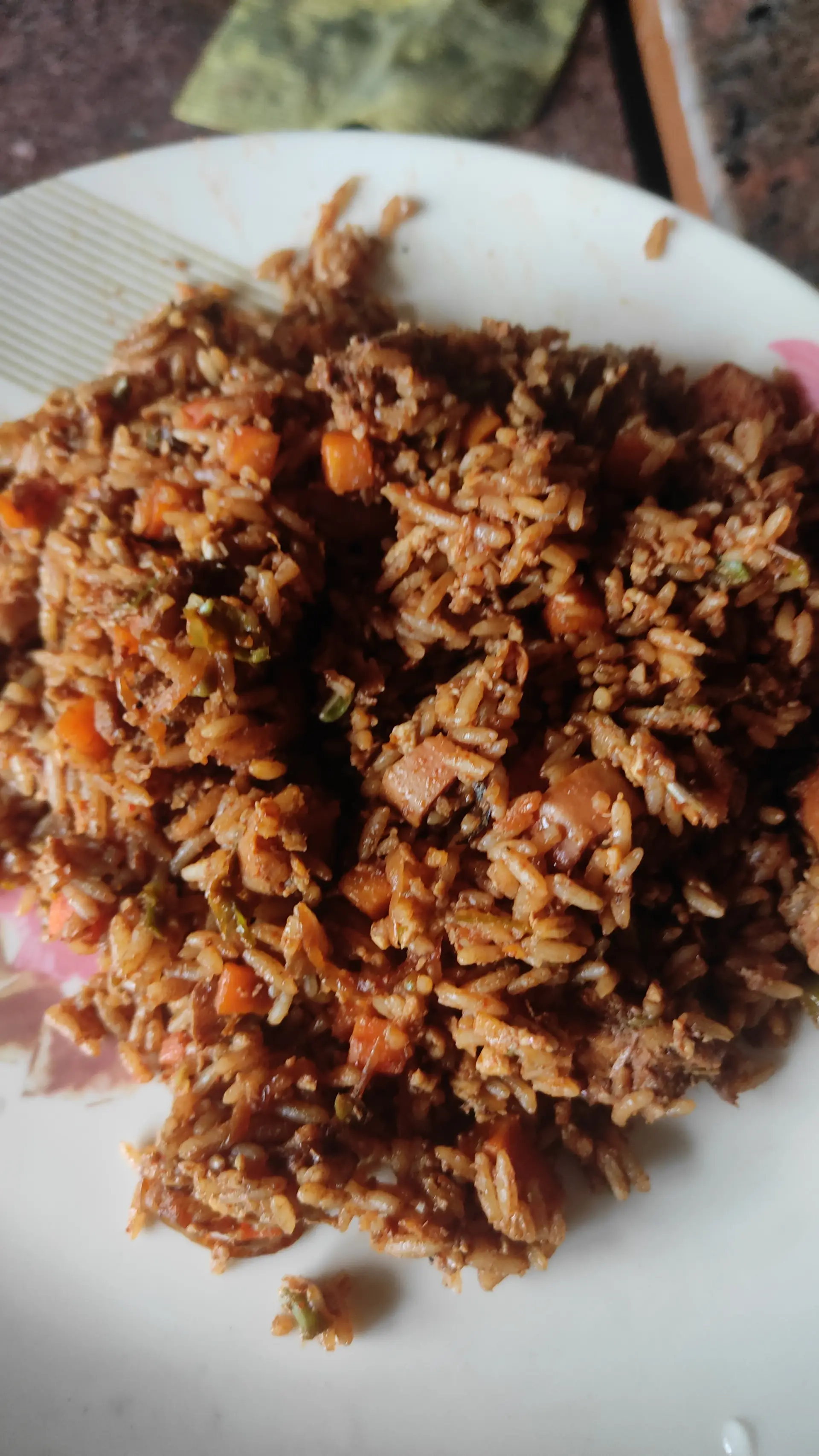 A cook's photo of Titanic Fried Rice