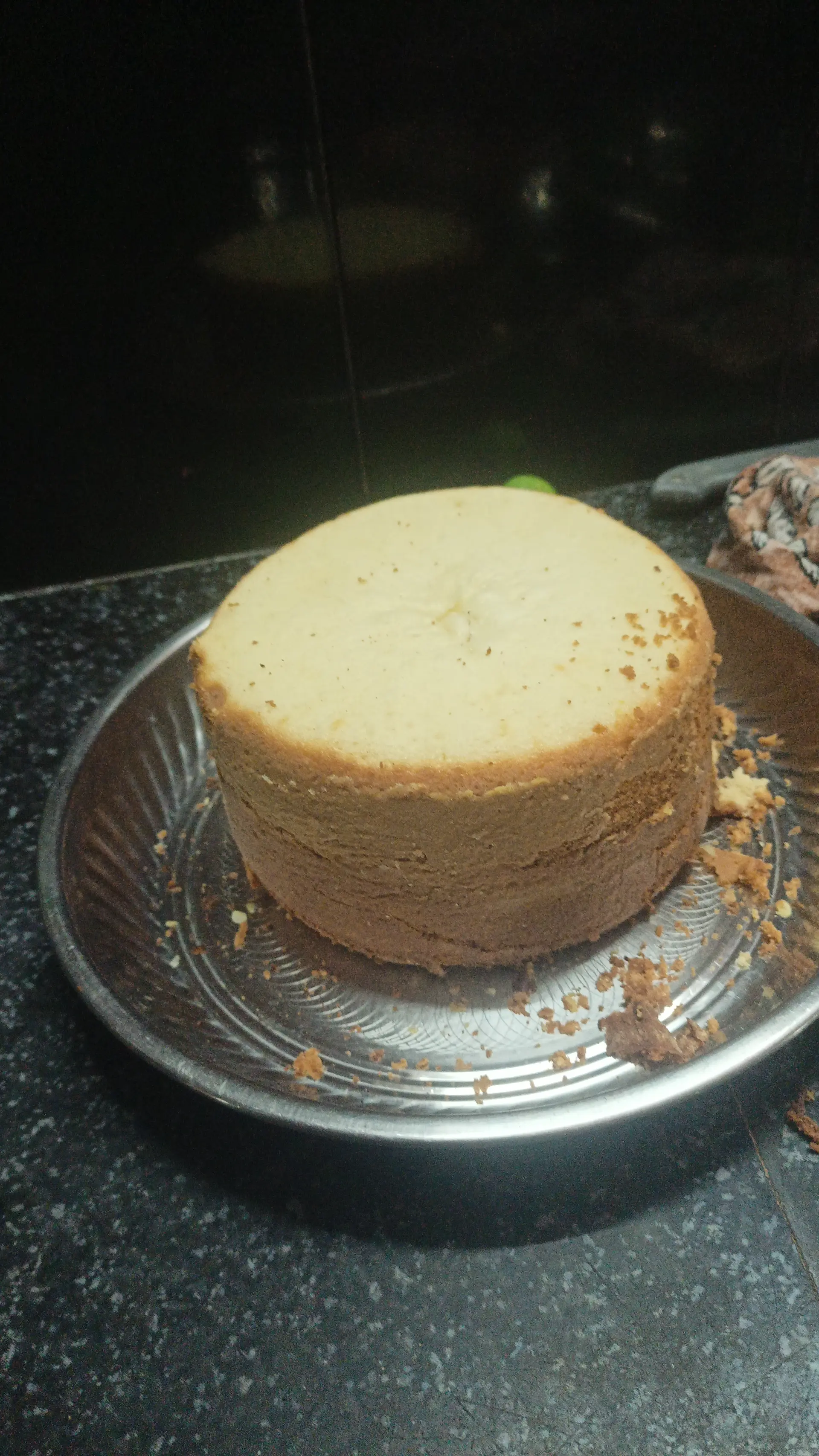 A cook's photo of No Bake Vanilla Sponge Cake